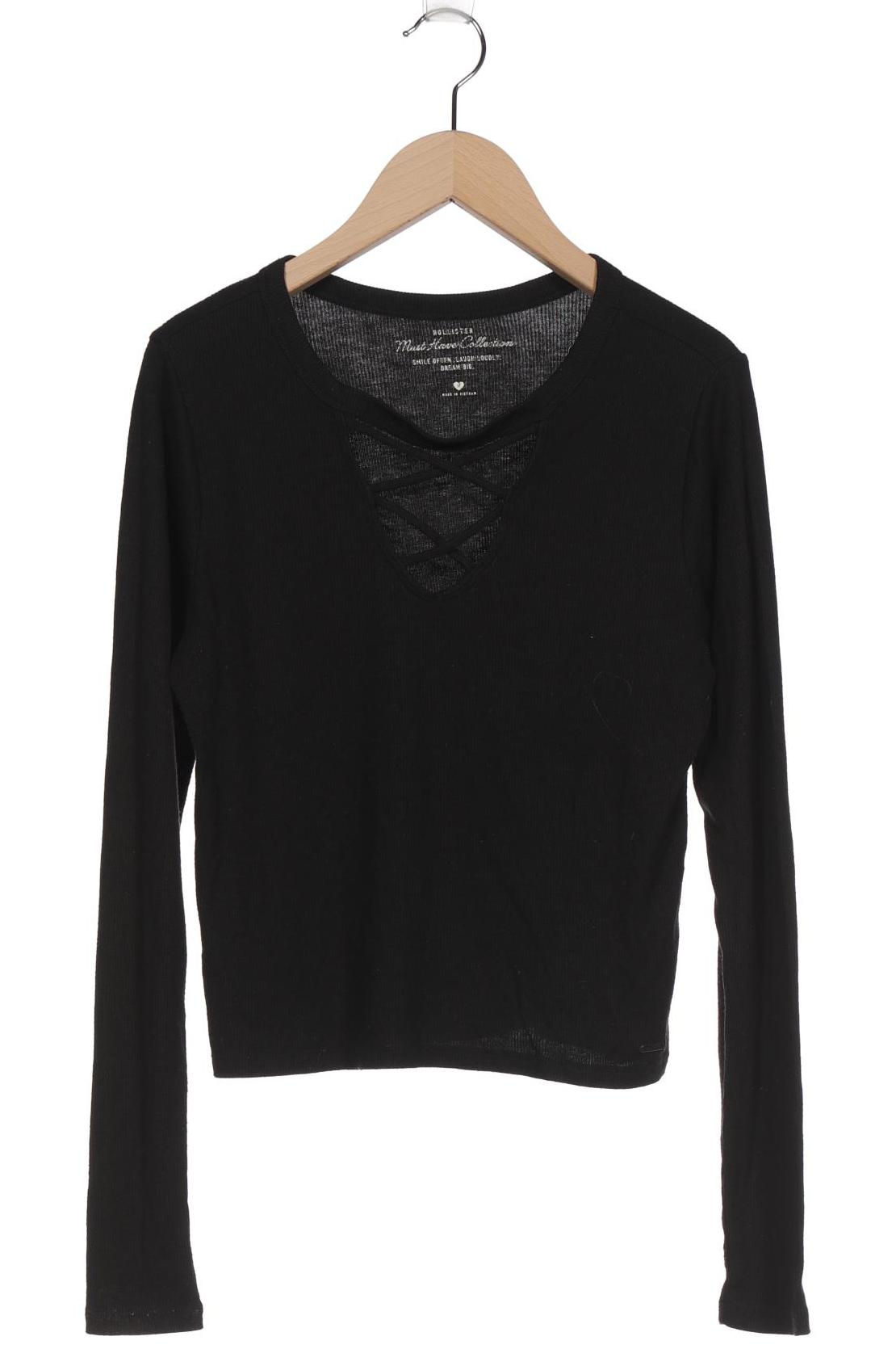 

Hollister Damen Langarmshirt, schwarz