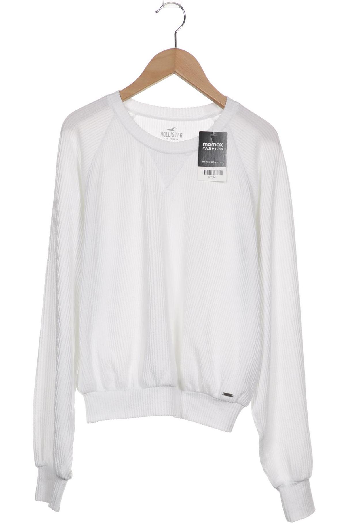 

Hollister Damen Langarmshirt, weiß, Gr. 36