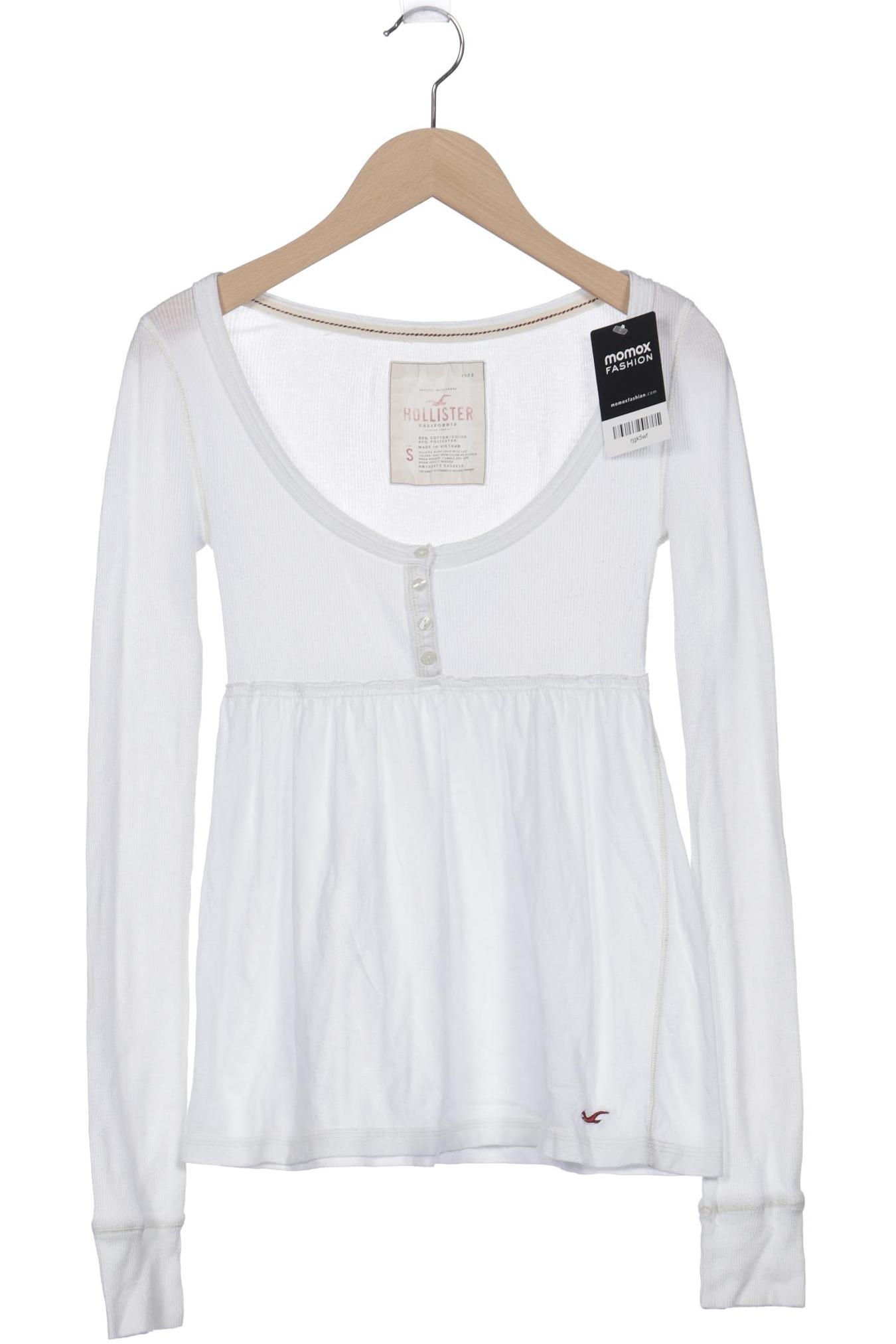 

Hollister Damen Langarmshirt, weiß
