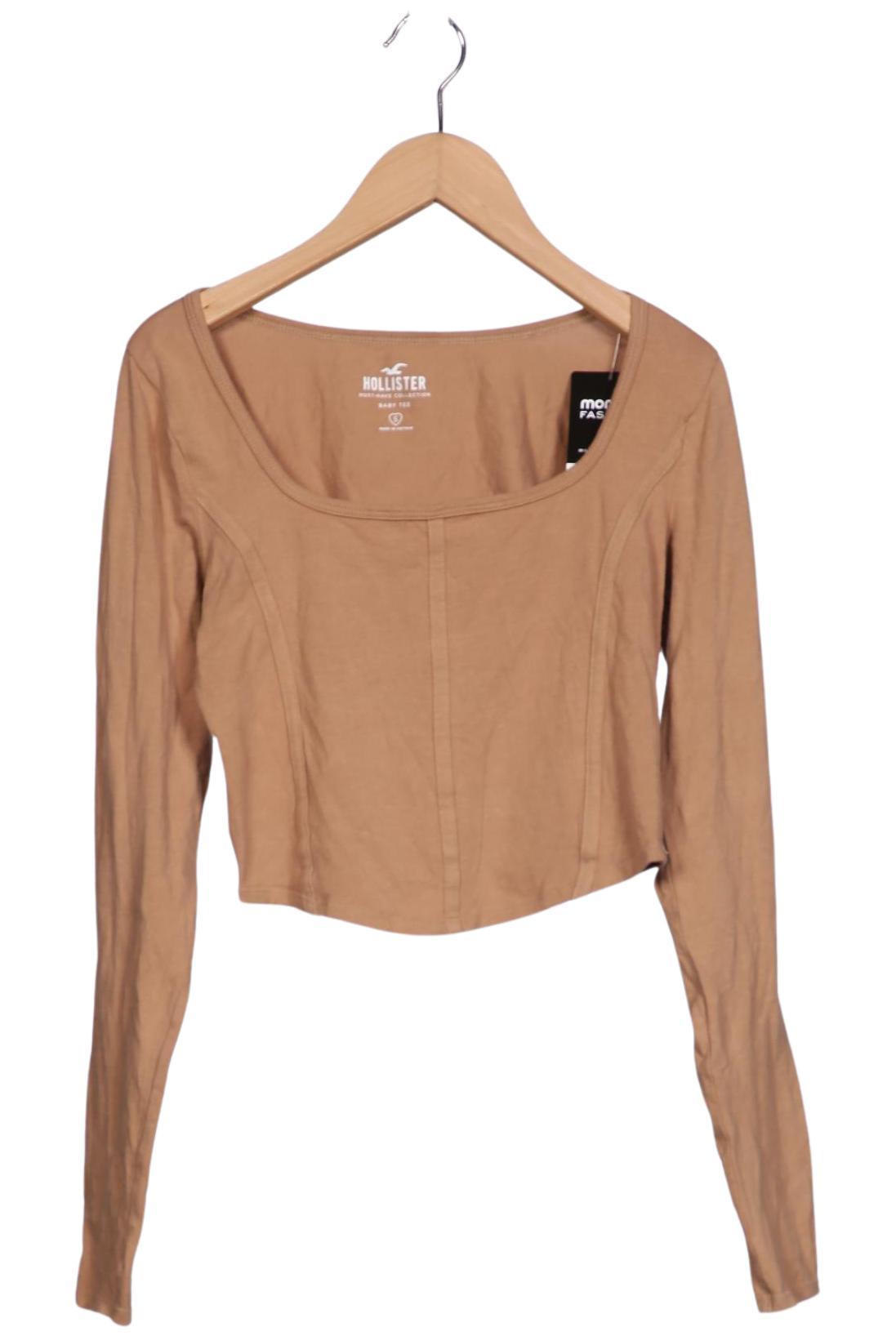 

Hollister Damen Langarmshirt, beige, Gr. 36