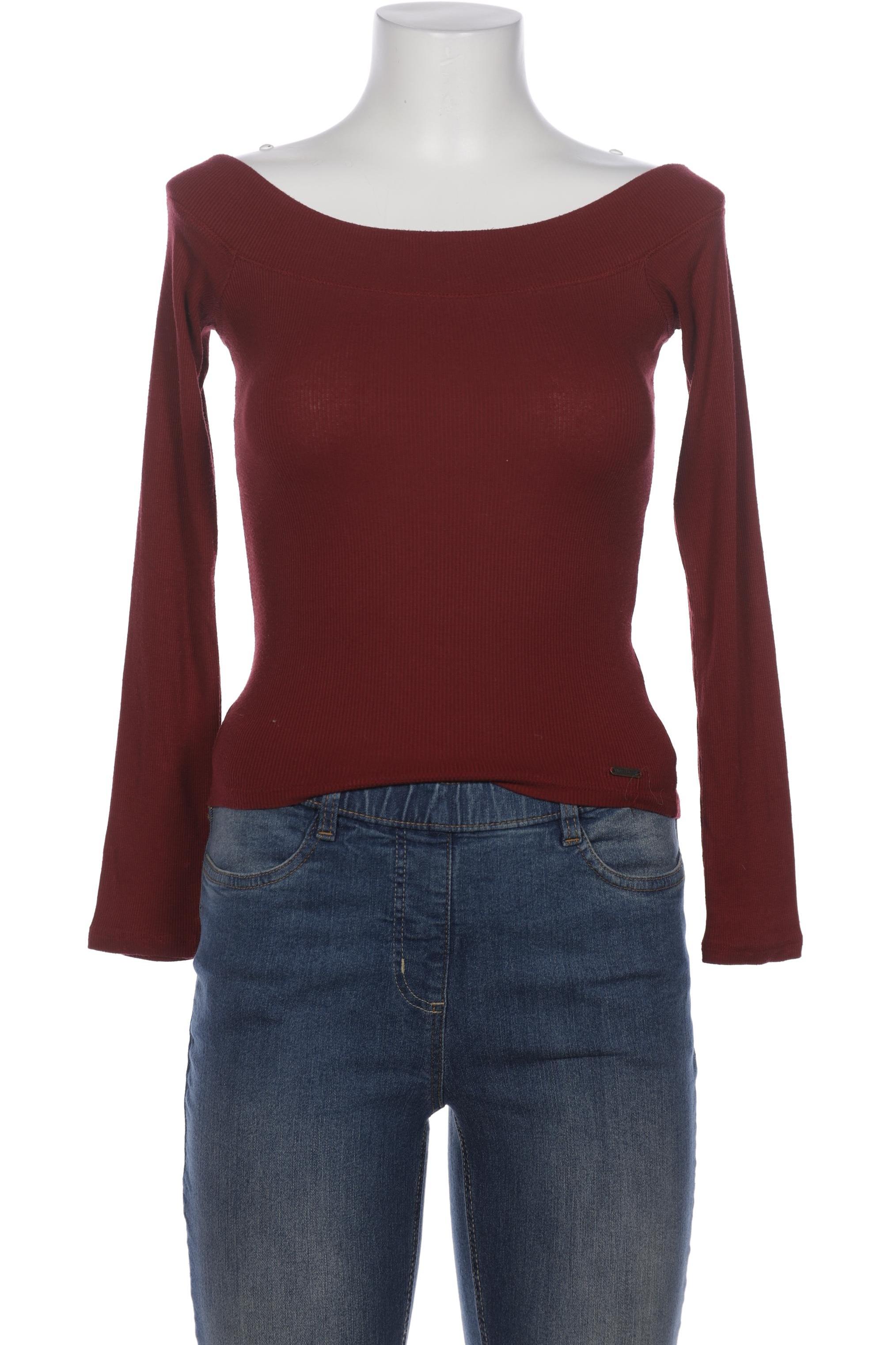 

Hollister Damen Langarmshirt, bordeaux, Gr. 36