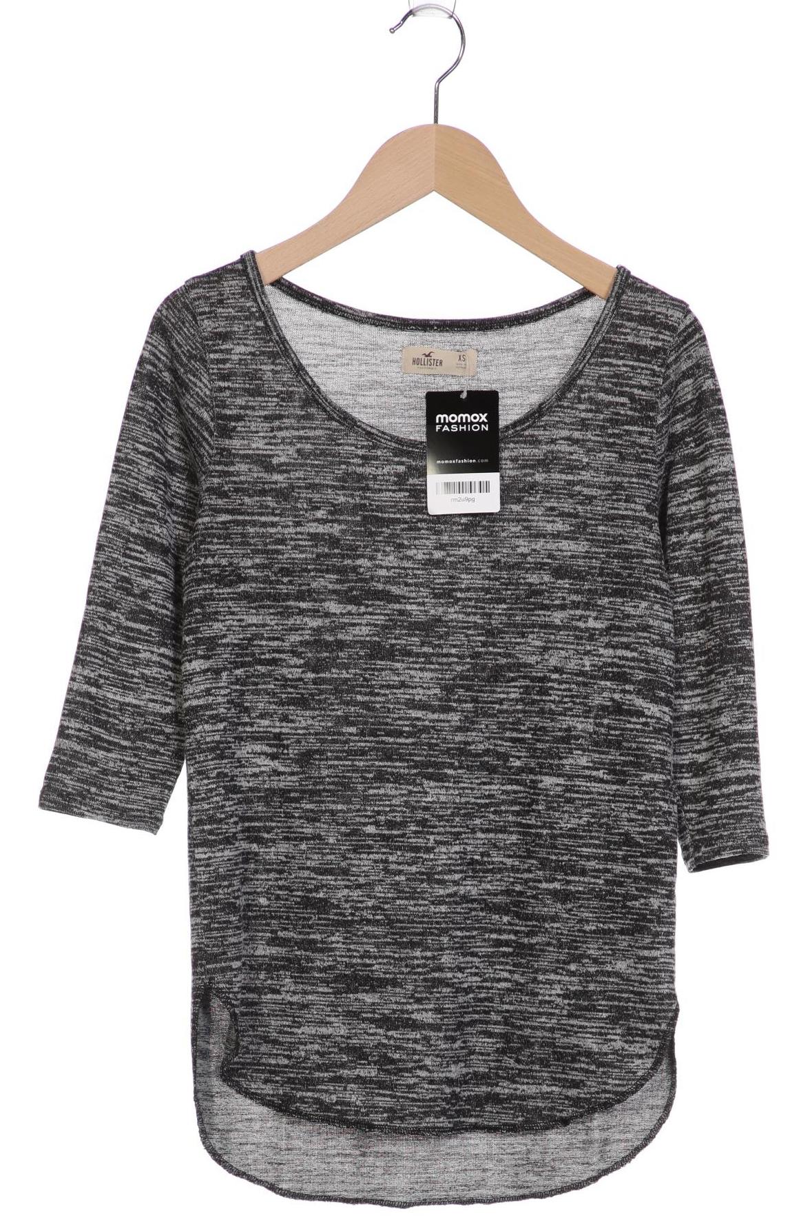 

Hollister Damen Langarmshirt, grau, Gr. 34