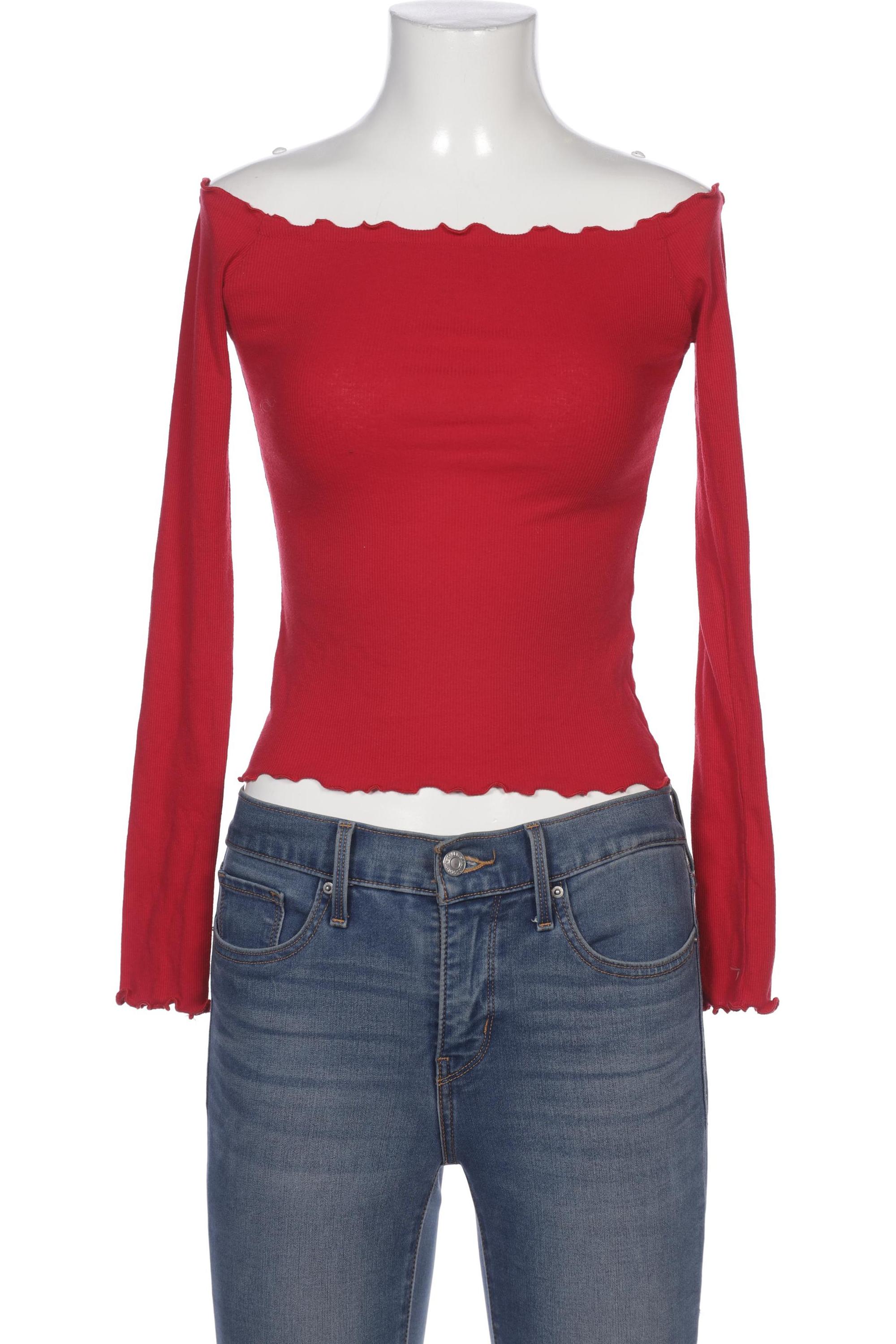 

Hollister Damen Langarmshirt, rot