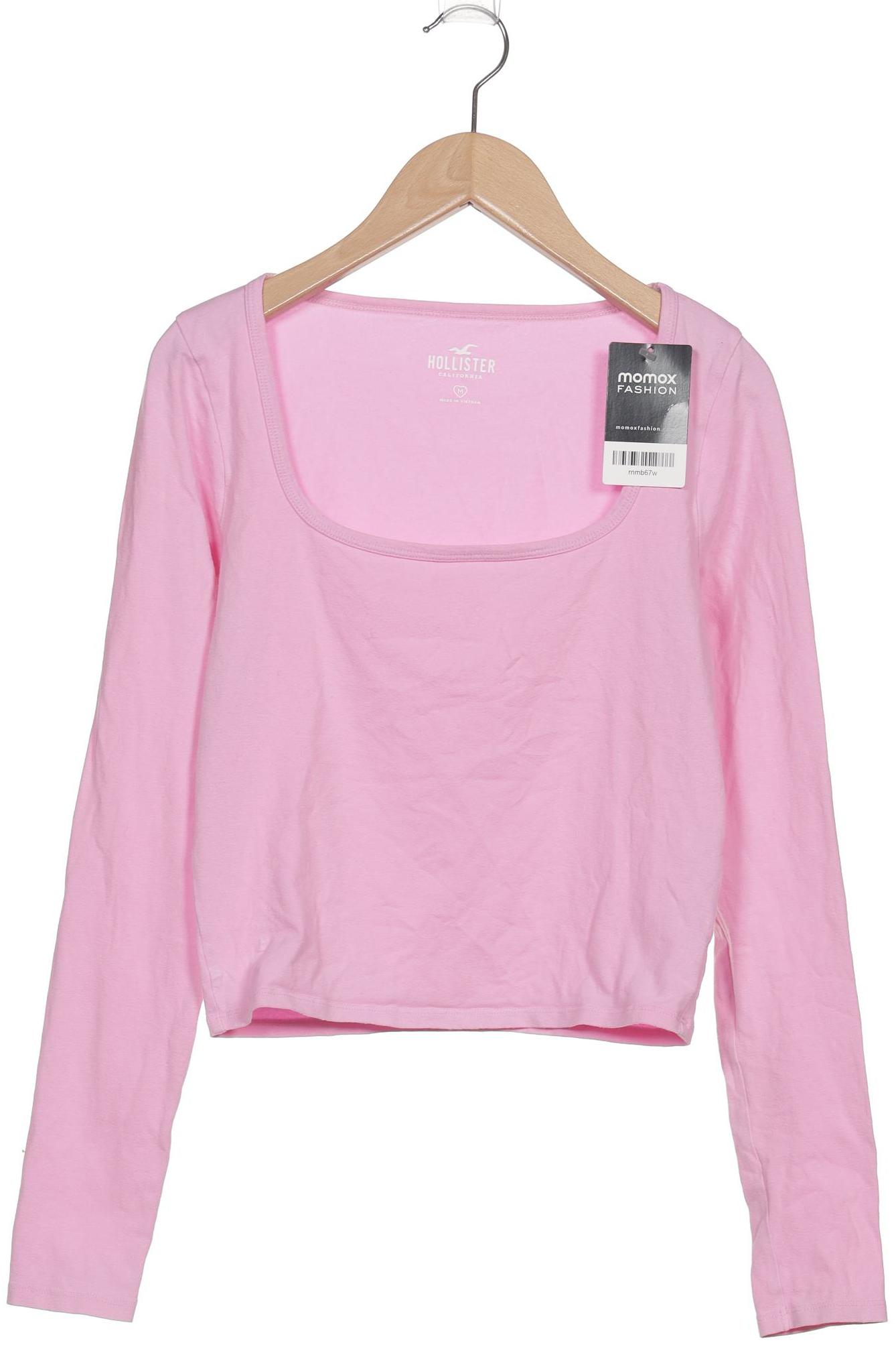 

Hollister Damen Langarmshirt, pink, Gr. 38