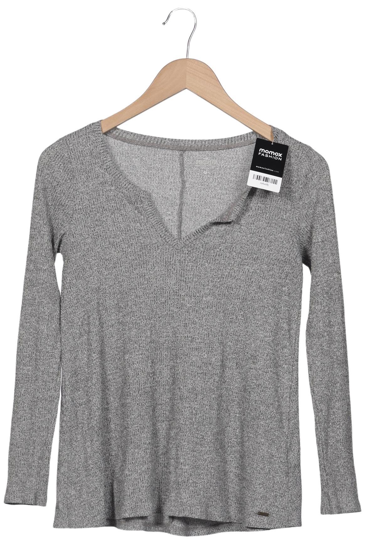 

Hollister Damen Langarmshirt, grau, Gr. 36