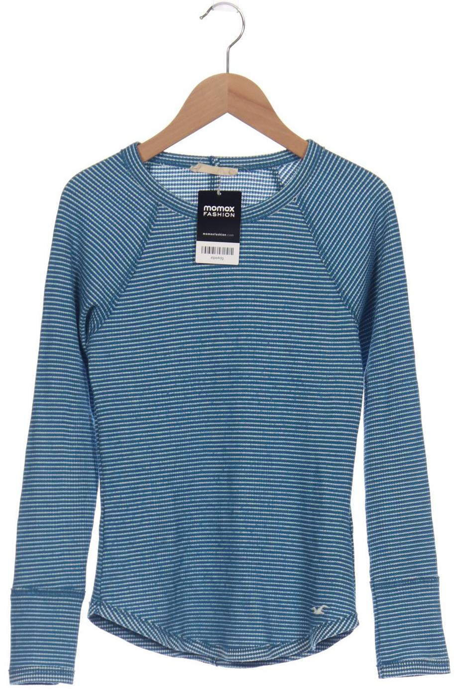 

Hollister Damen Langarmshirt, blau, Gr. 36