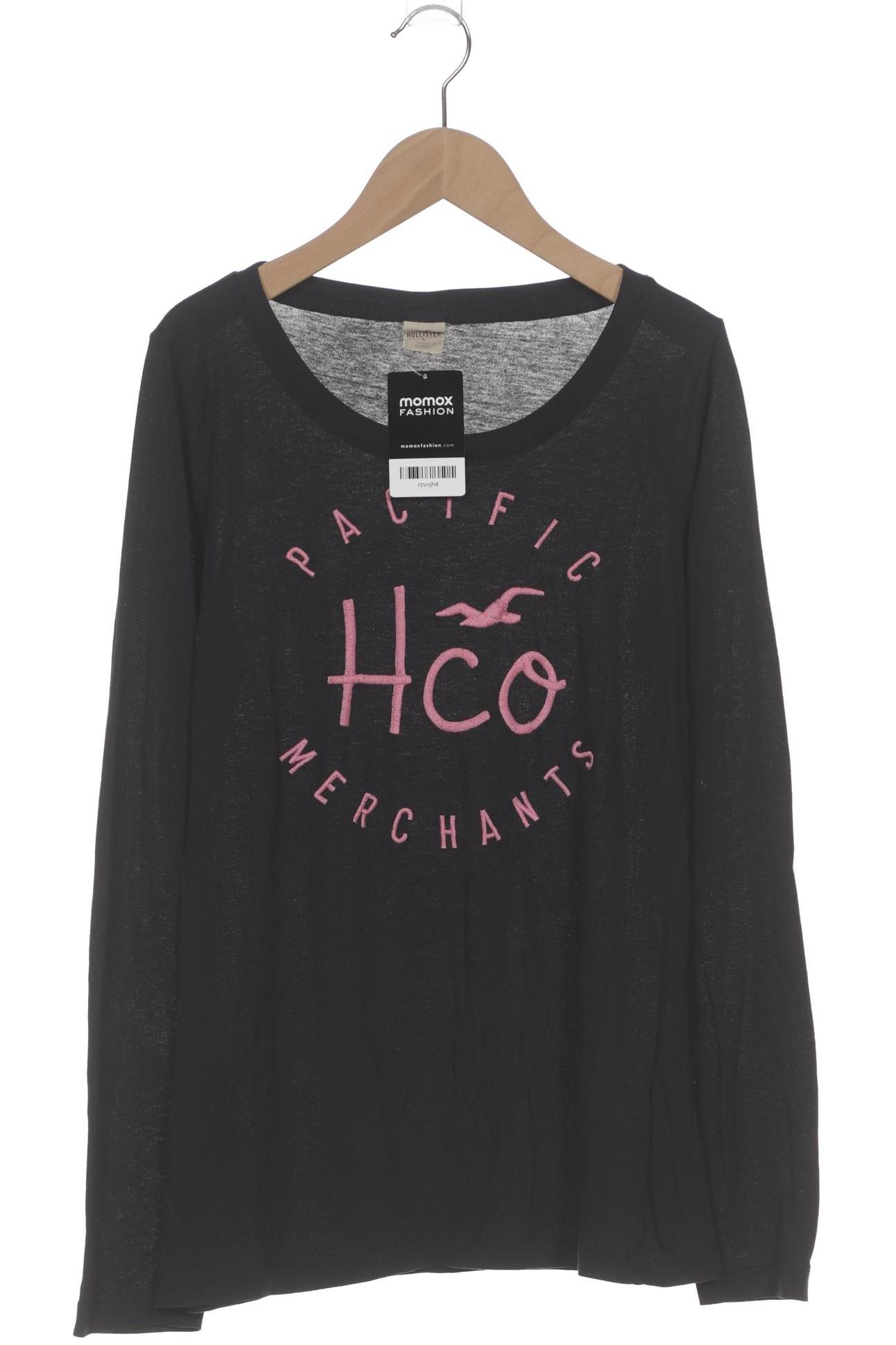 

Hollister Damen Langarmshirt, marineblau, Gr. 42