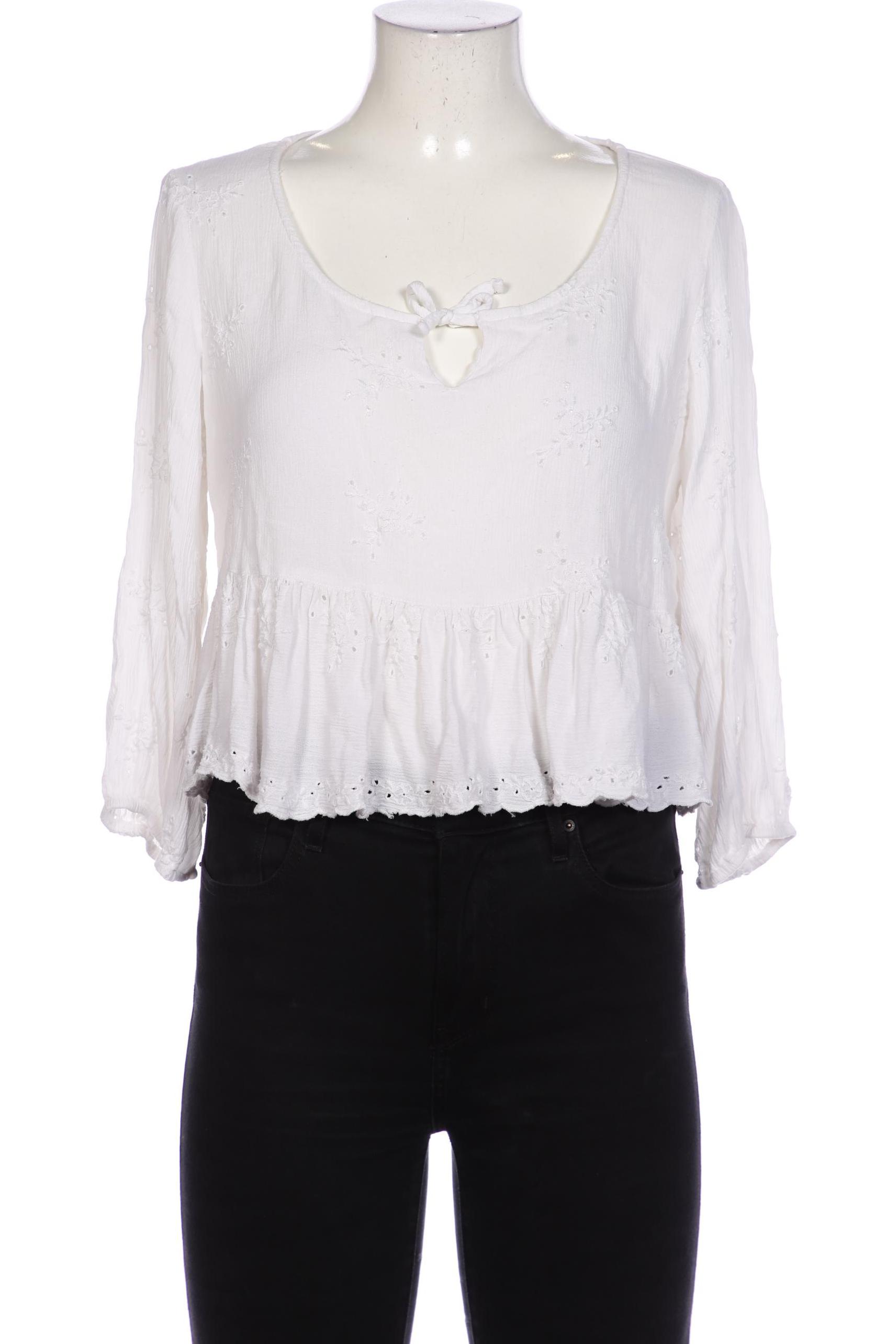 

Hollister Damen Langarmshirt, weiß, Gr. 42
