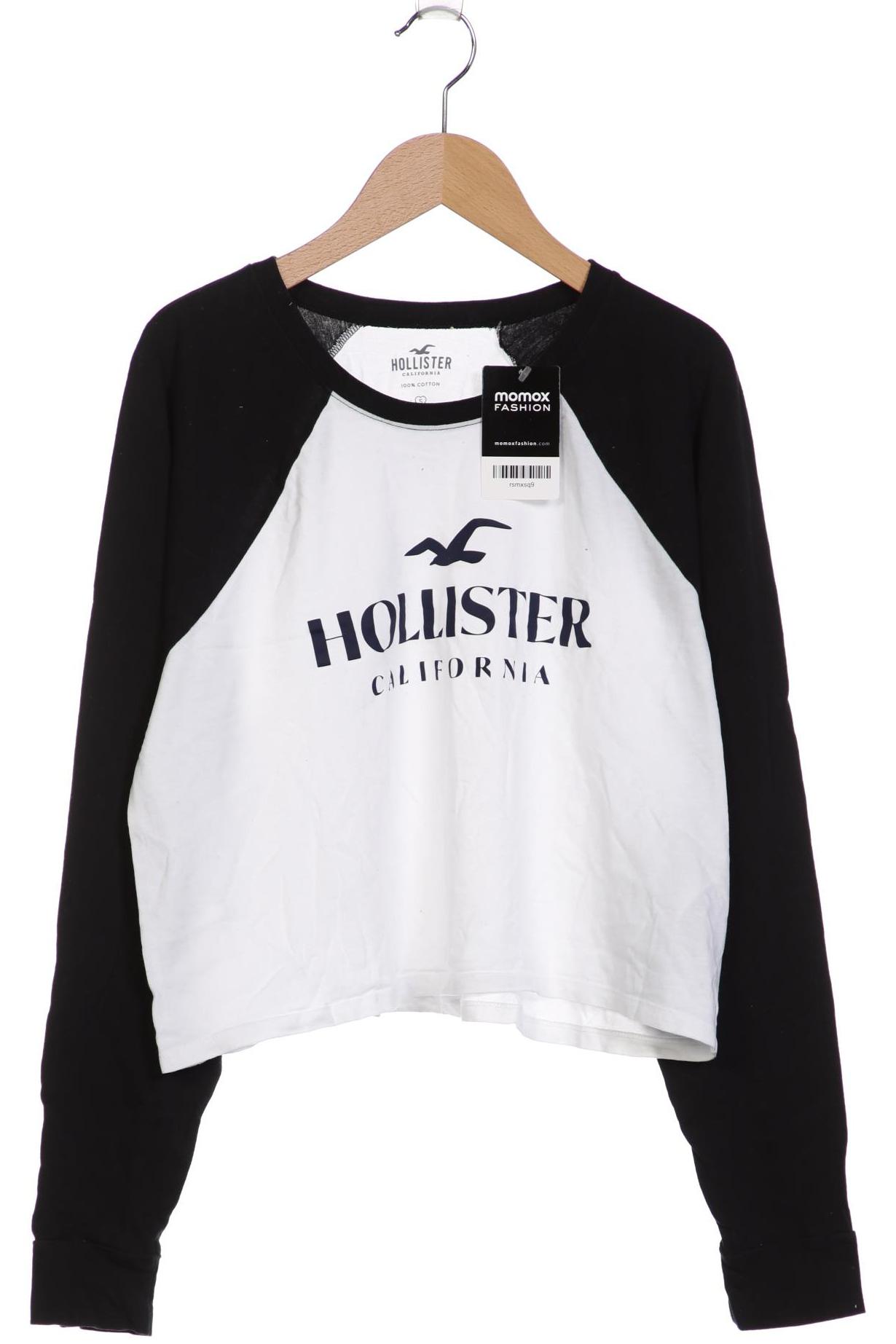 

Hollister Damen Langarmshirt, weiß, Gr. 36