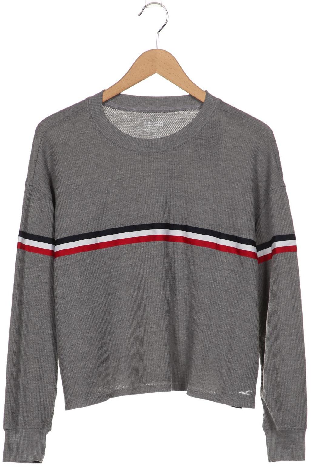 

Hollister Damen Langarmshirt, grau