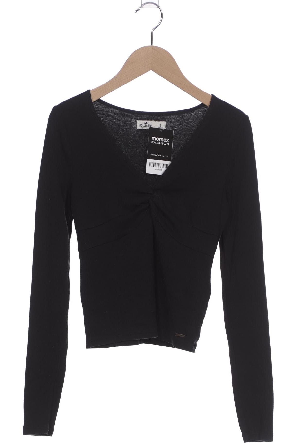 

Hollister Damen Langarmshirt, schwarz, Gr. 36