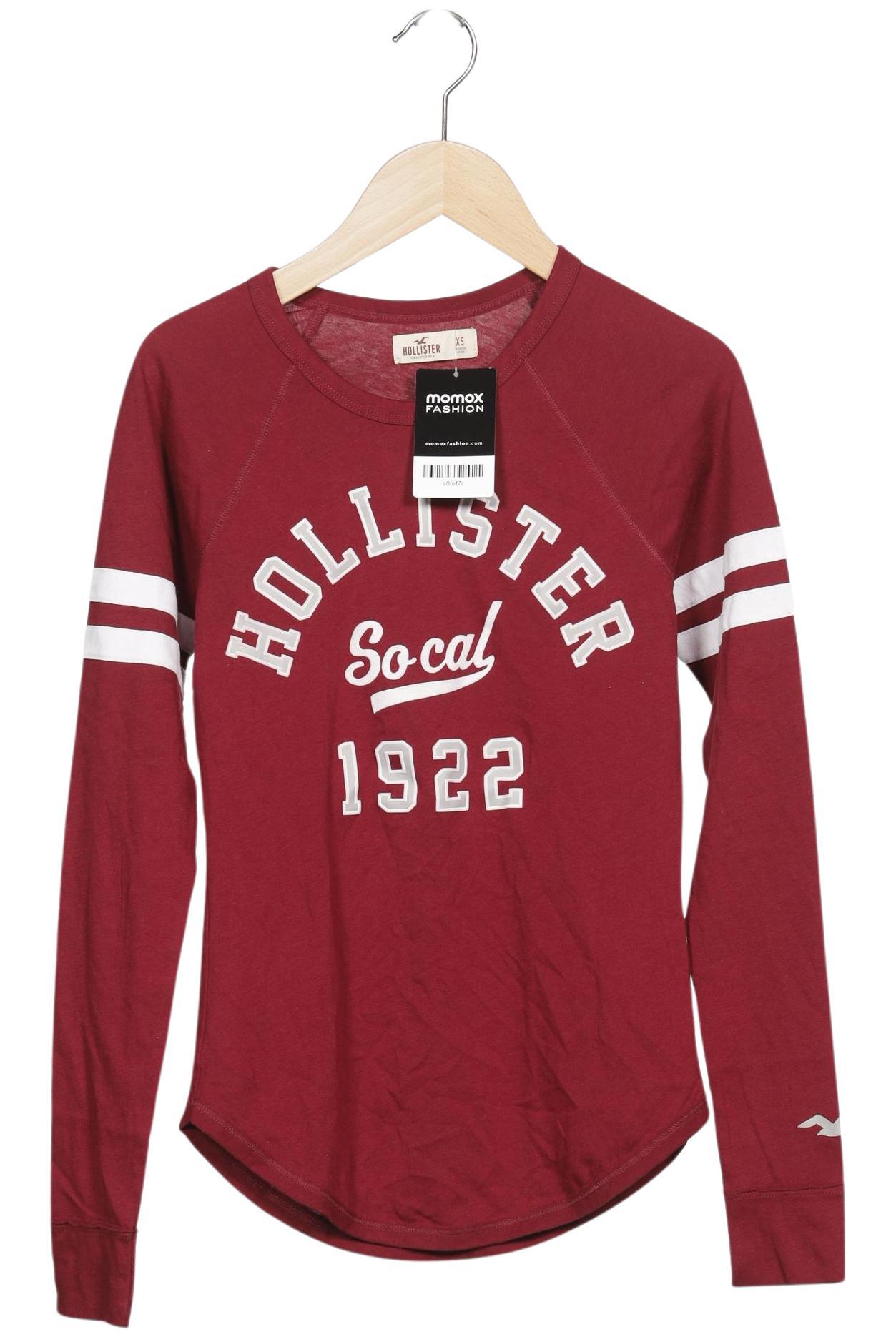 

Hollister Damen Langarmshirt, rot, Gr. 34