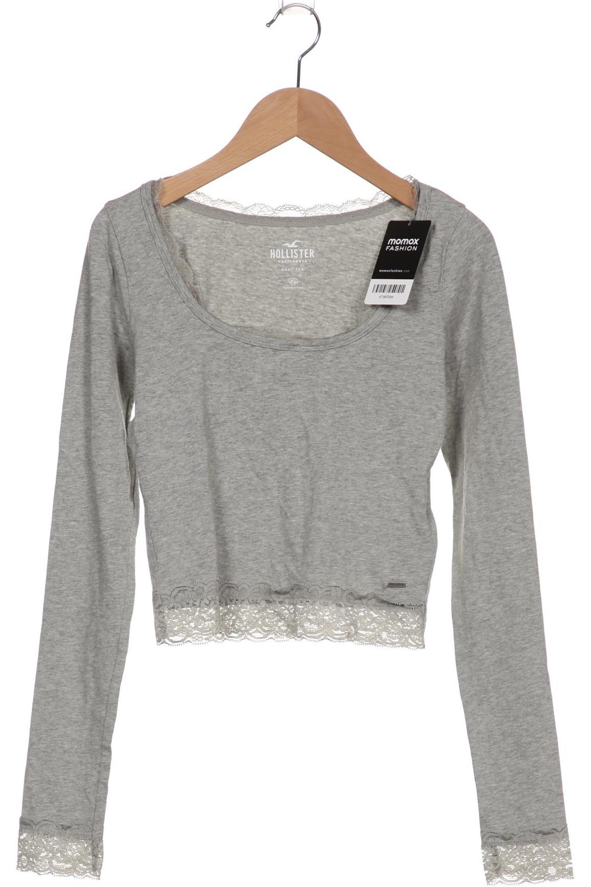 

Hollister Damen Langarmshirt, grau