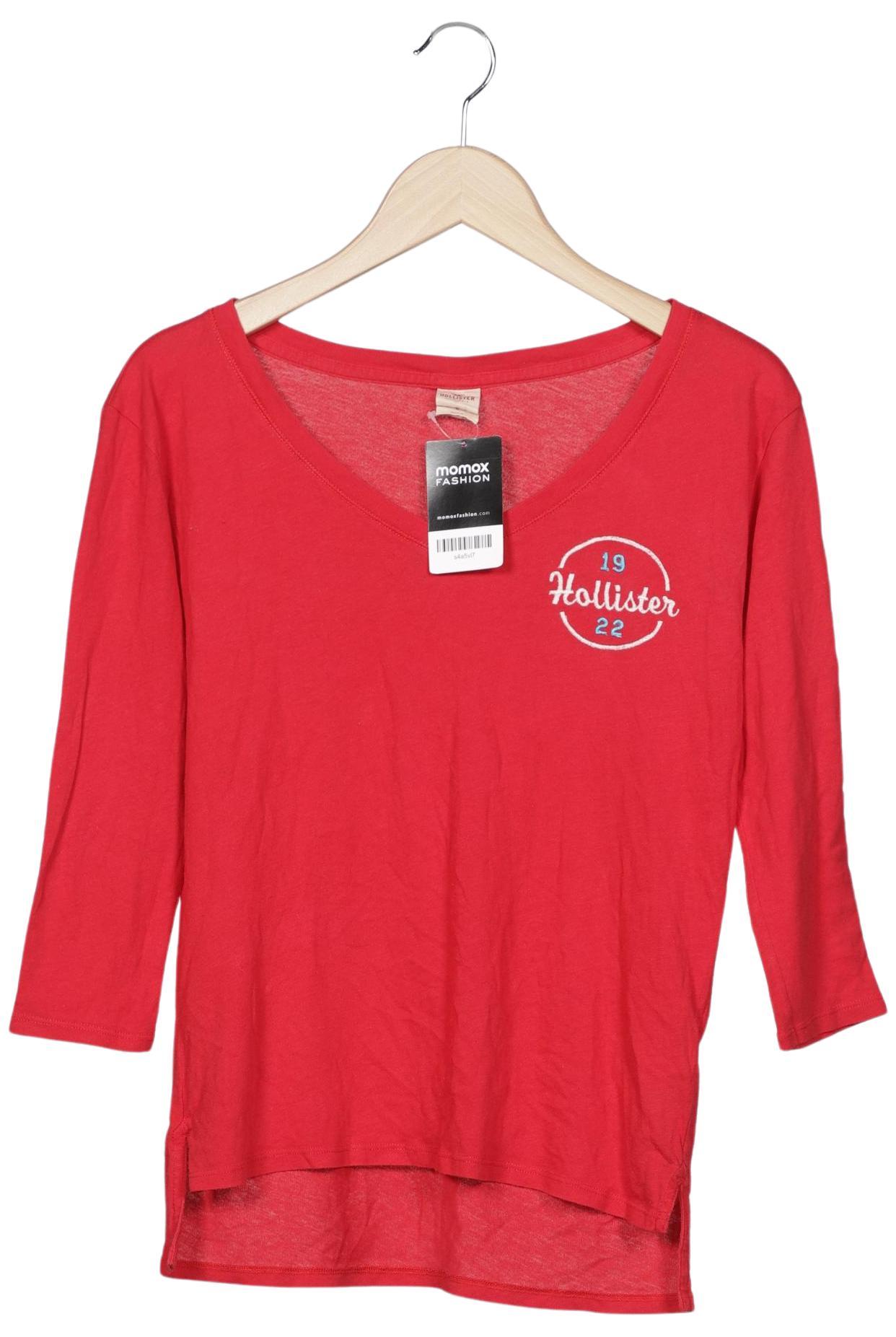 

Hollister Damen Langarmshirt, rot, Gr. 36