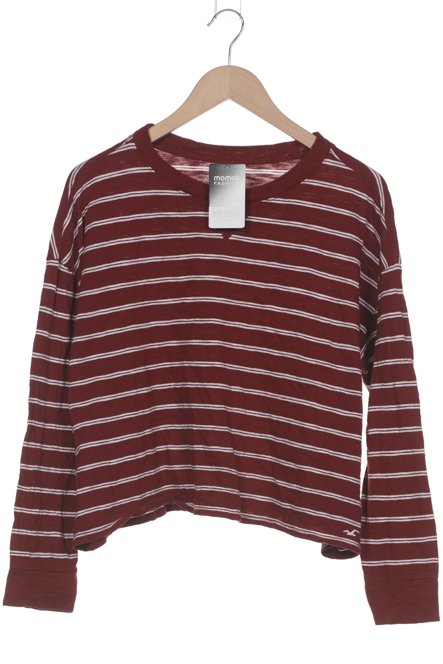 

Hollister Damen Langarmshirt, bordeaux, Gr. 38