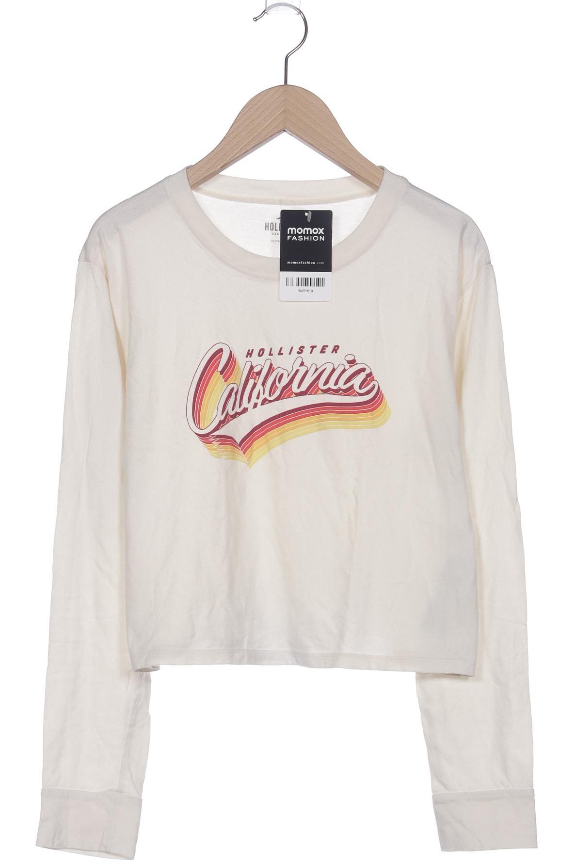

Hollister Damen Langarmshirt, cremeweiß, Gr. 36