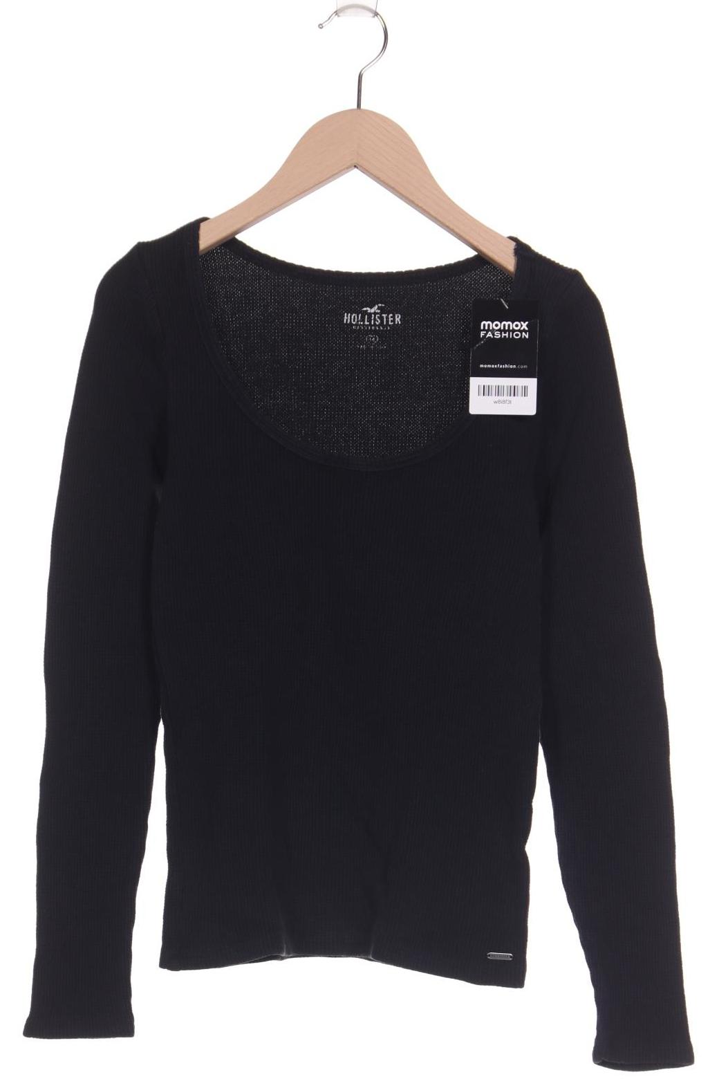 

Hollister Damen Langarmshirt, schwarz, Gr. 38