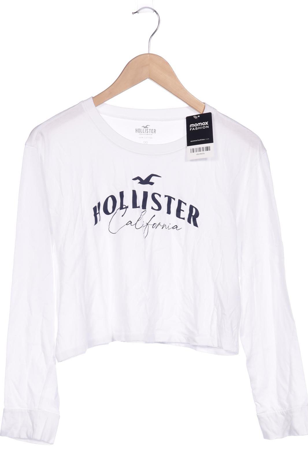 

Hollister Damen Langarmshirt, weiß, Gr. 38