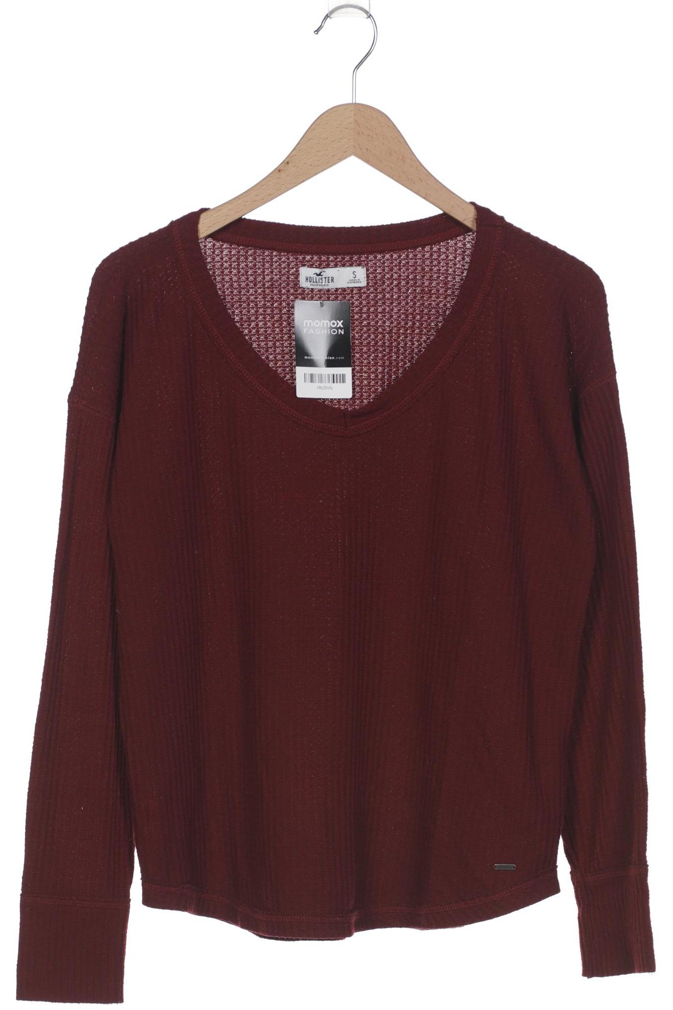 

Hollister Damen Langarmshirt, bordeaux, Gr. 36