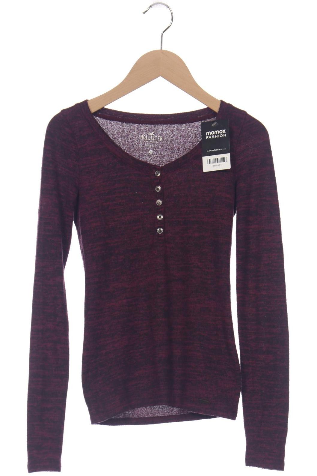

Hollister Damen Langarmshirt, flieder, Gr. 34
