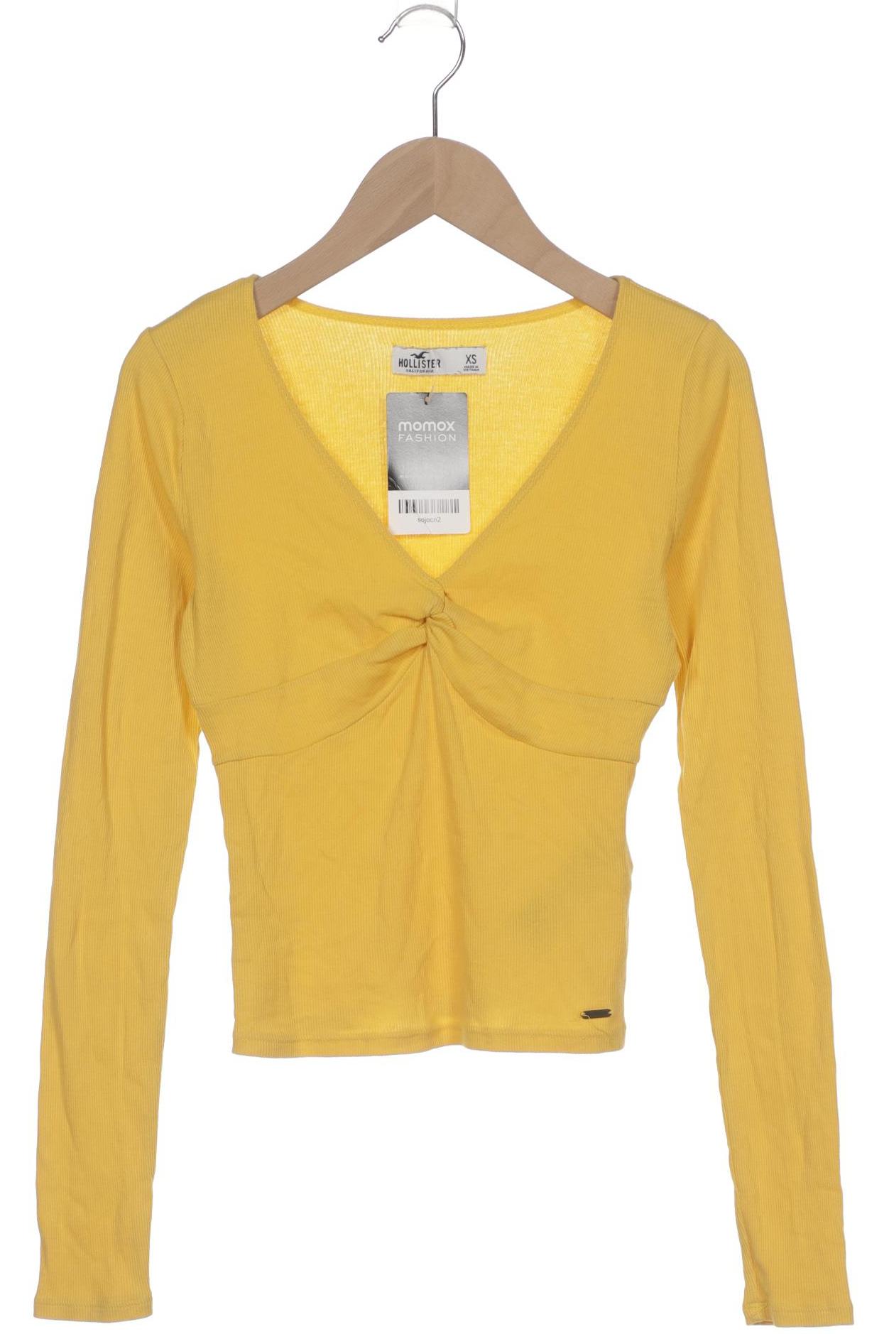 

Hollister Damen Langarmshirt, gelb, Gr. 34