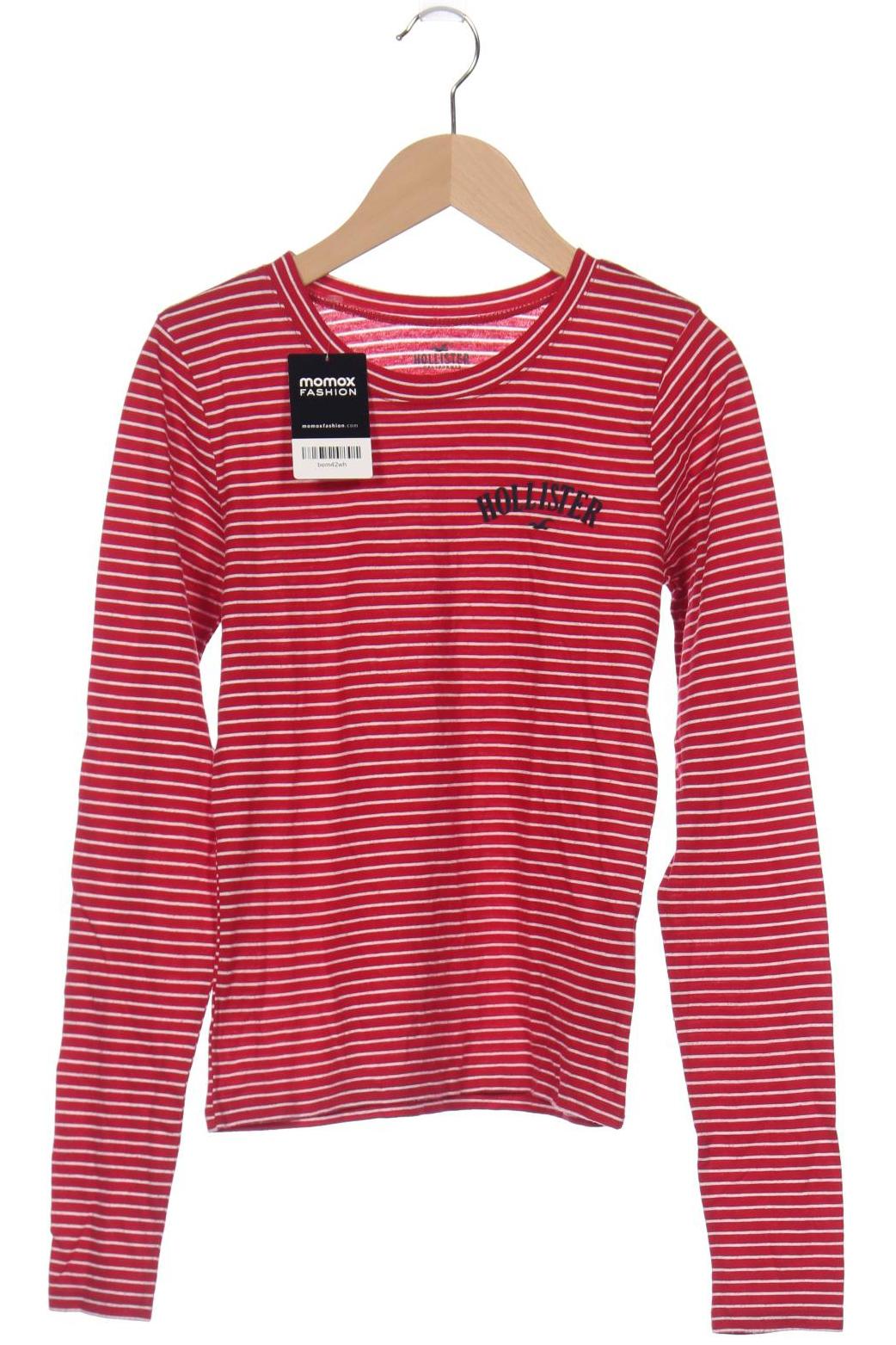 

Hollister Damen Langarmshirt, rot, Gr. 36
