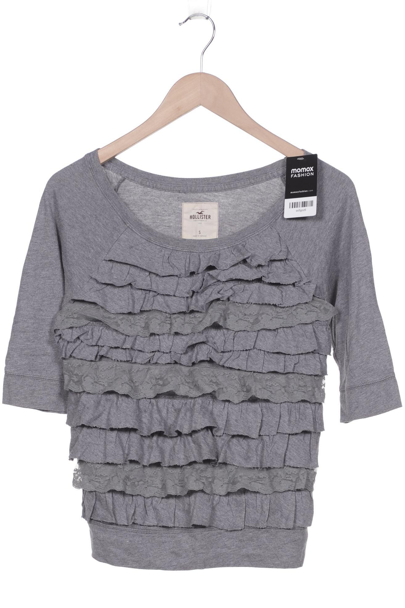 

Hollister Damen Langarmshirt, grau