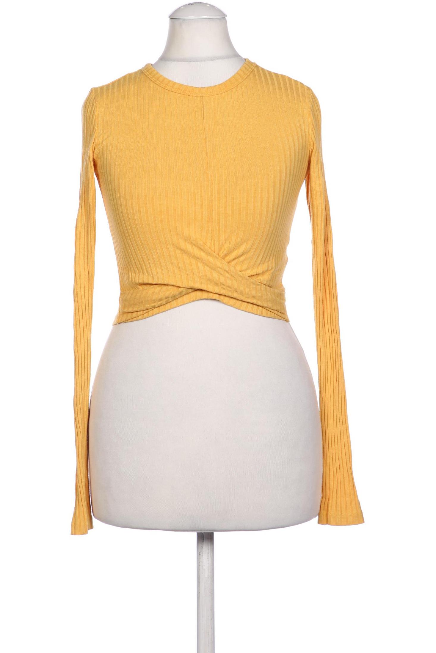 

Hollister Damen Langarmshirt, gelb, Gr. 34