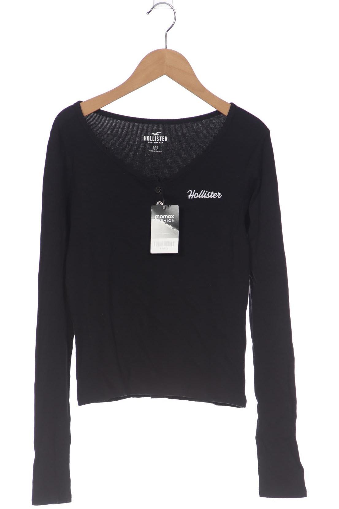 

Hollister Damen Langarmshirt, schwarz, Gr. 38