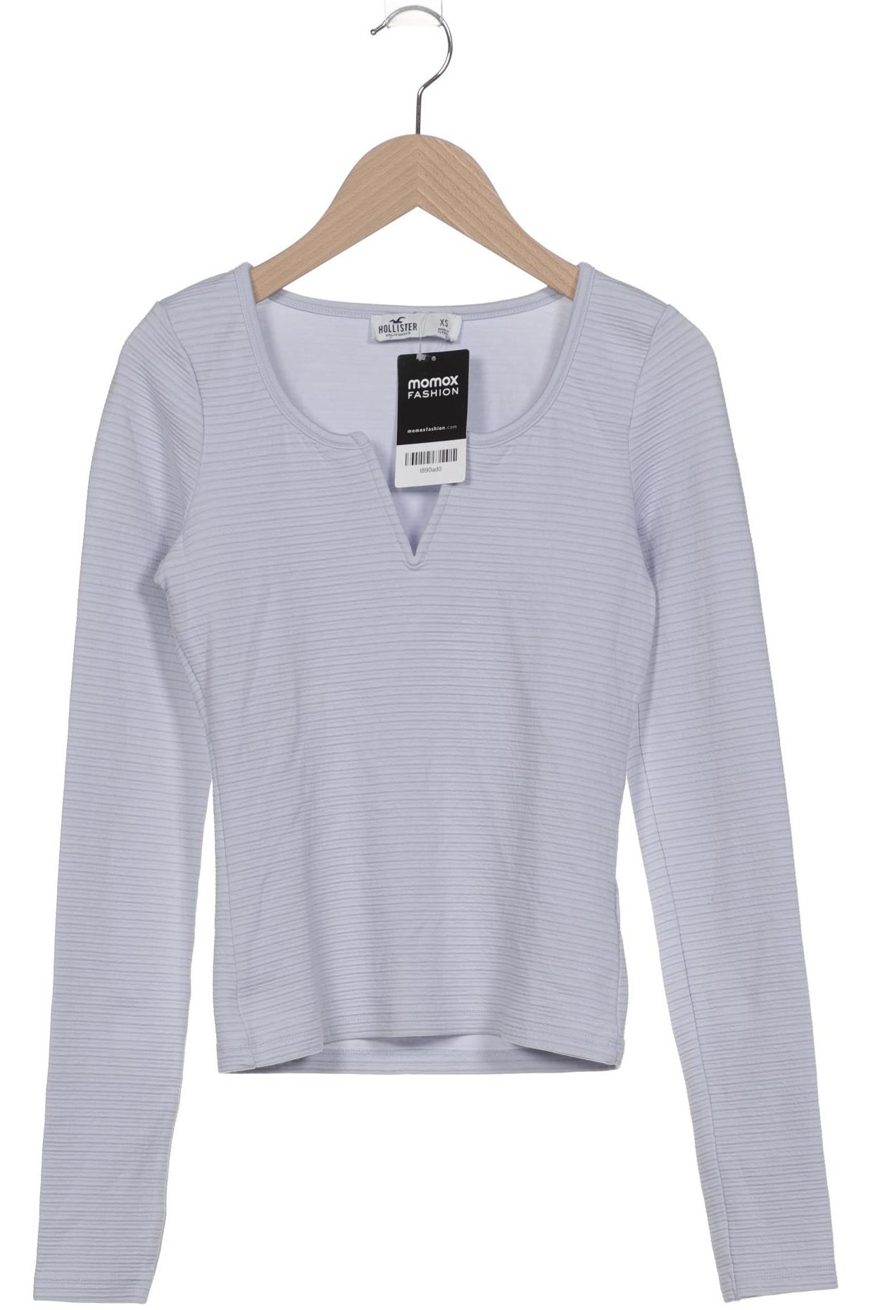 

Hollister Damen Langarmshirt, hellblau, Gr. 34