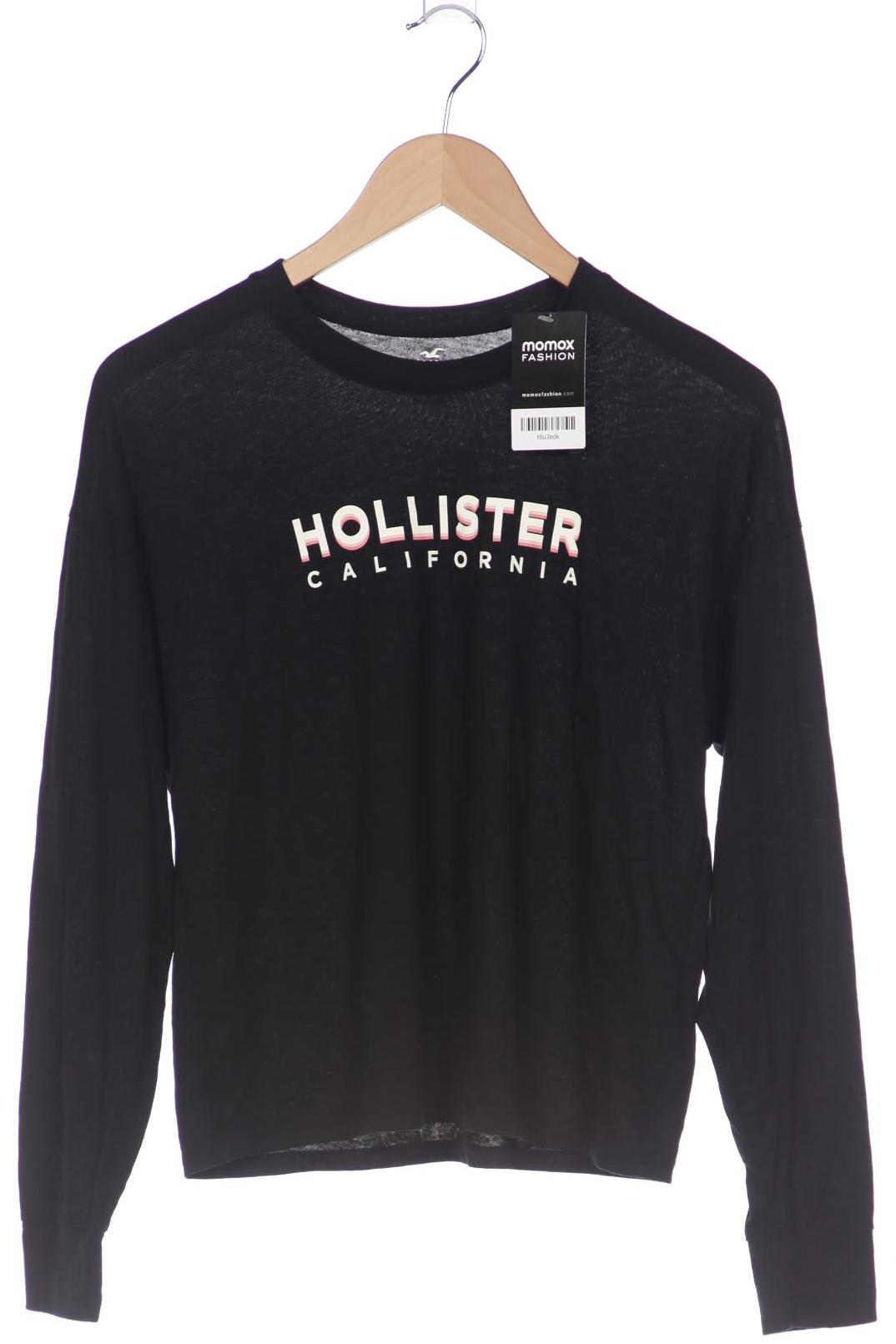 

Hollister Damen Langarmshirt, schwarz, Gr. 34