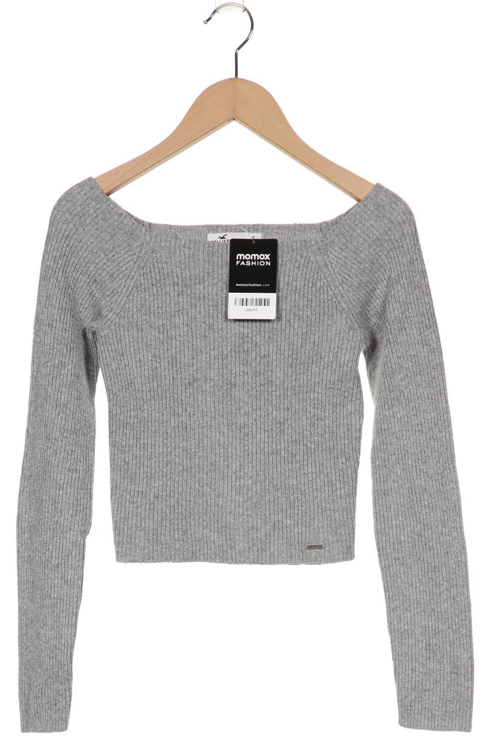 

Hollister Damen Langarmshirt, grau, Gr. 36