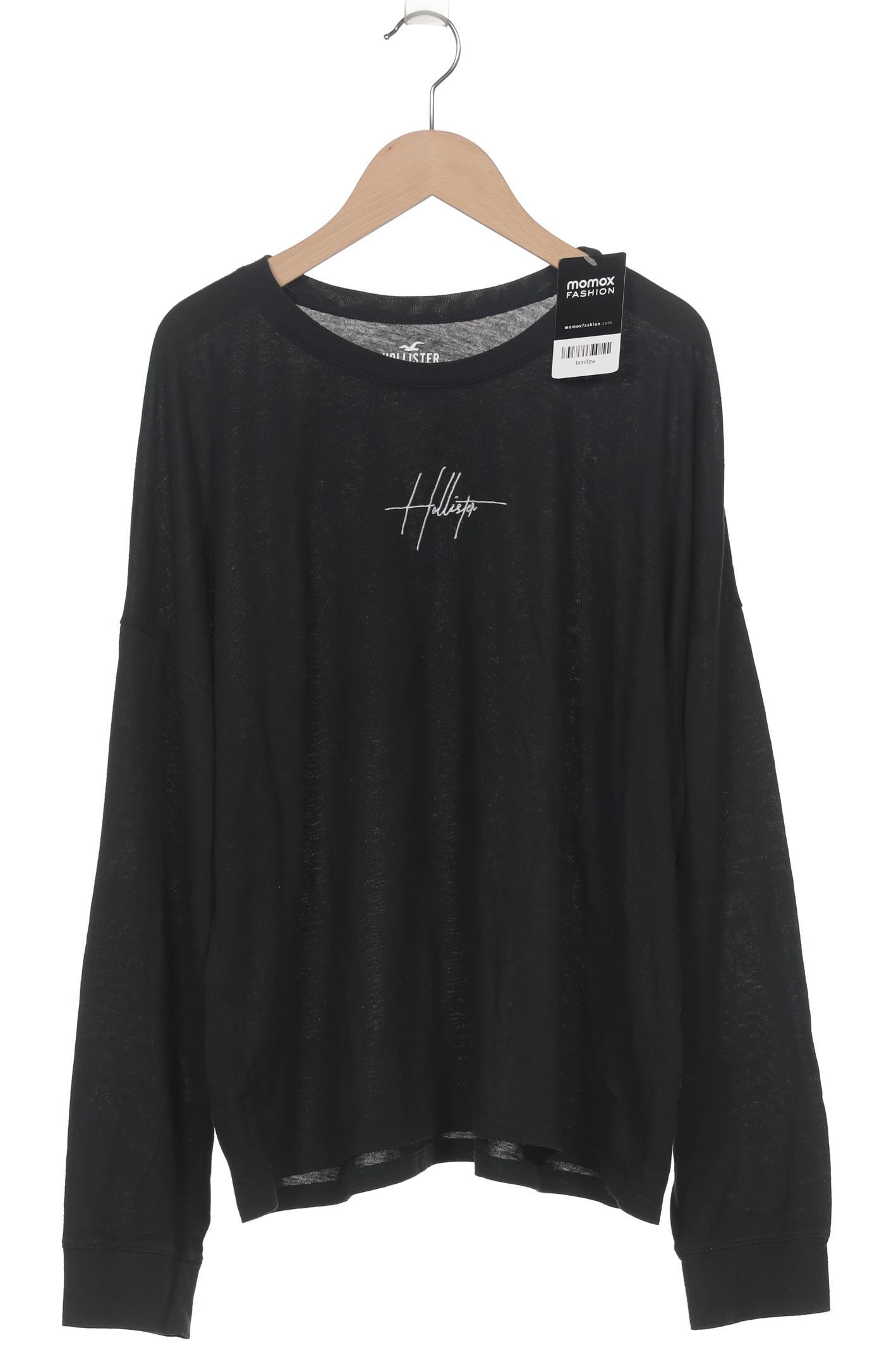 

Hollister Damen Langarmshirt, schwarz, Gr. 44
