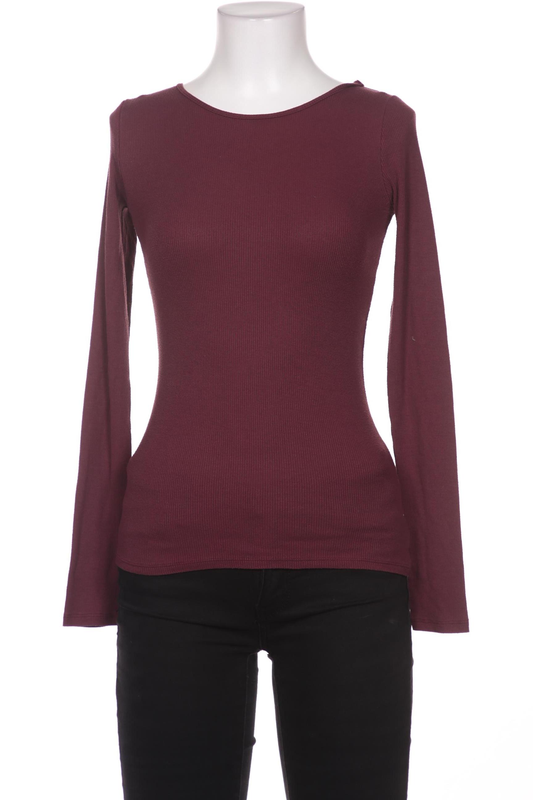 

Hollister Damen Langarmshirt, bordeaux, Gr. 34