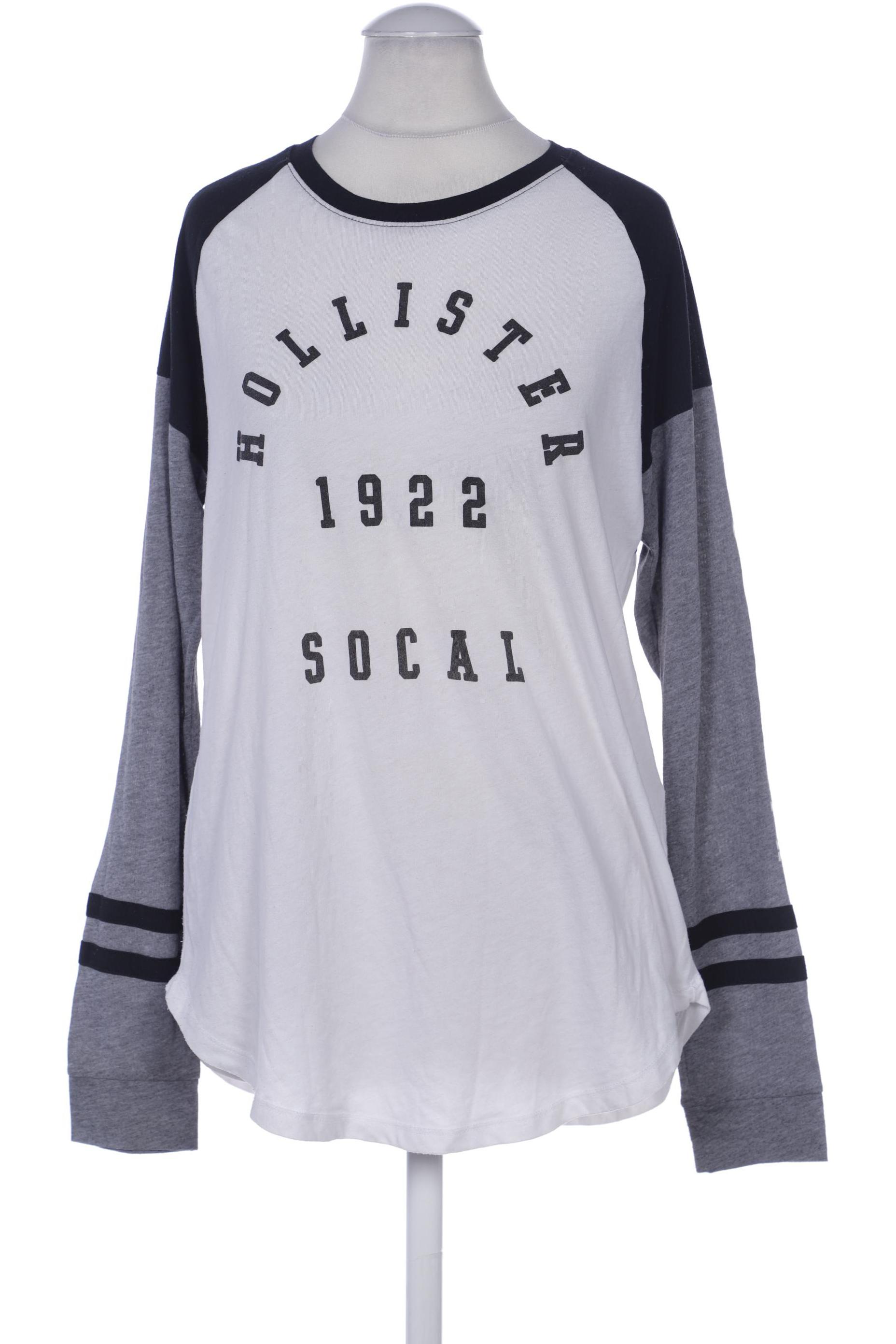 

Hollister Damen Langarmshirt, weiß, Gr. 34