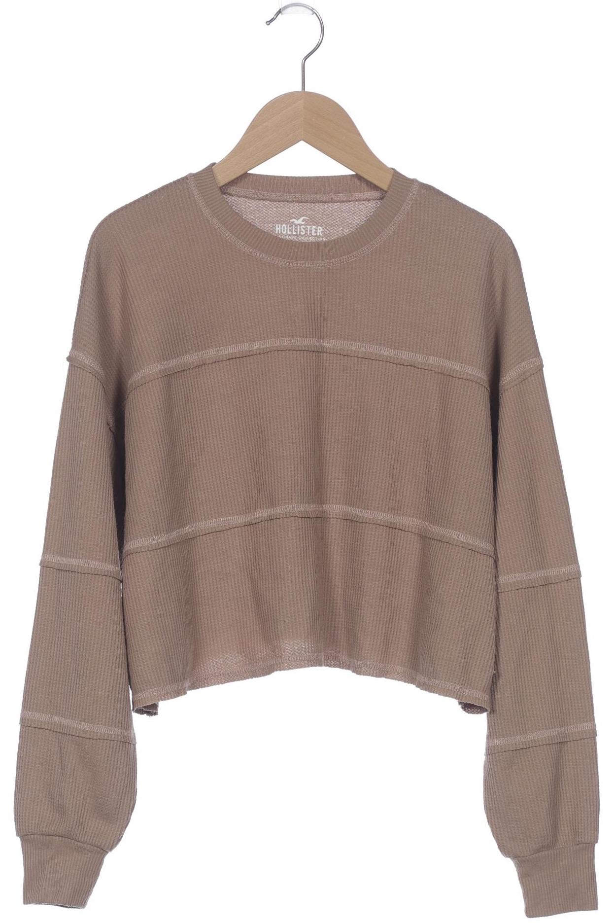 

Hollister Damen Langarmshirt, beige, Gr. 34