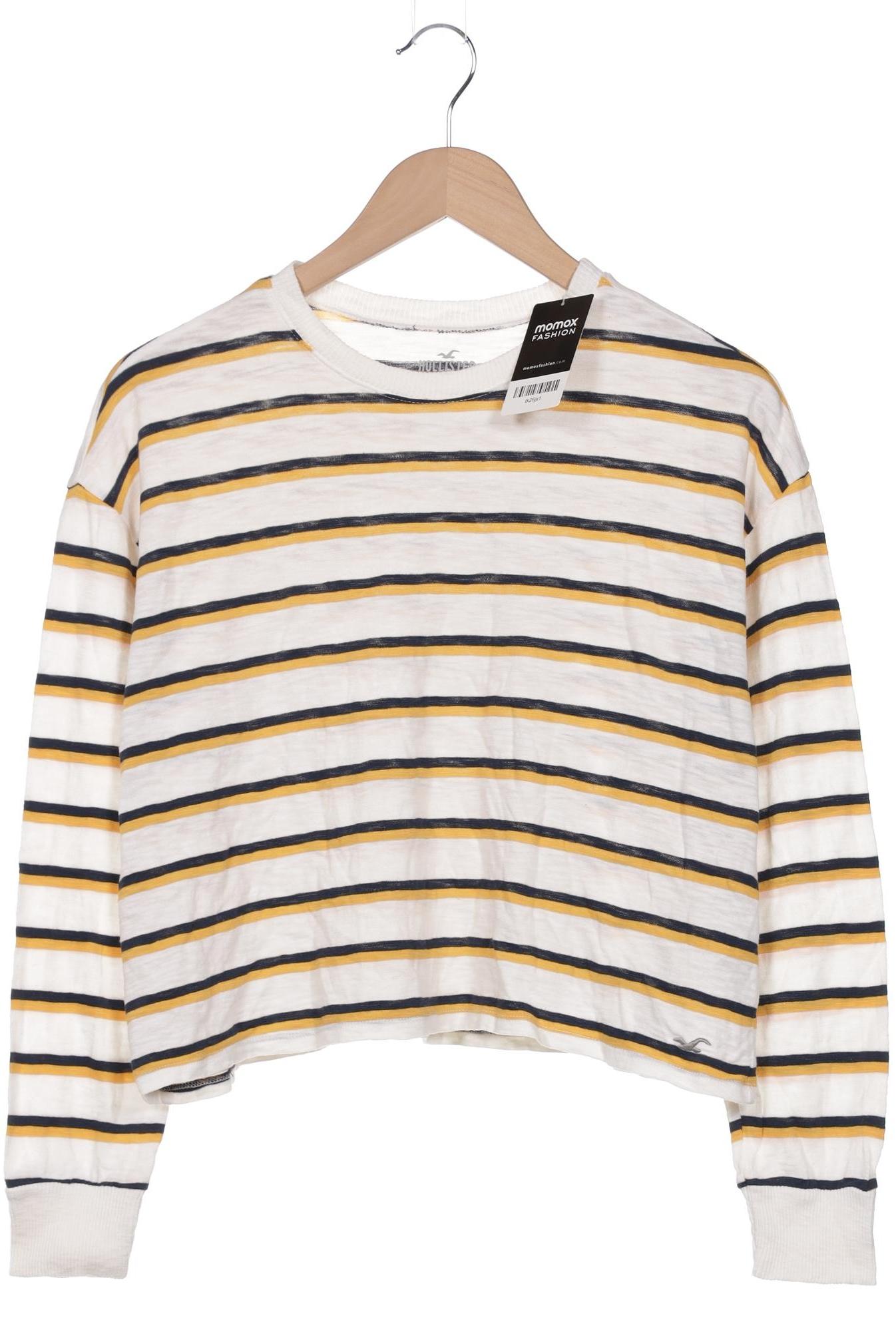 

Hollister Damen Langarmshirt, weiß, Gr. 34