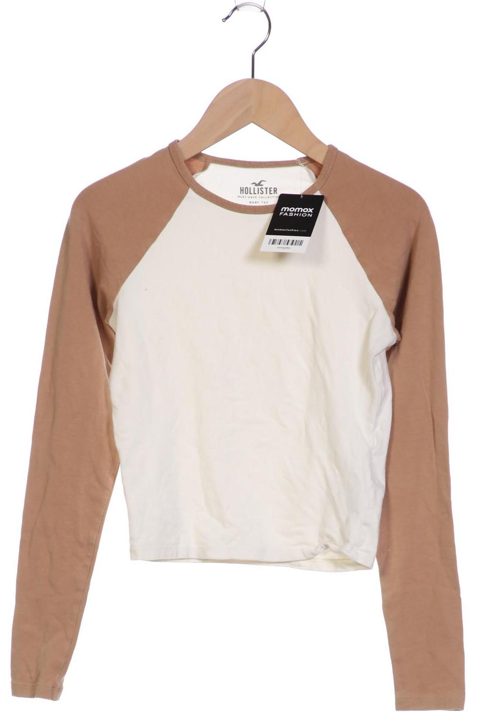 

Hollister Damen Langarmshirt, beige, Gr. 36