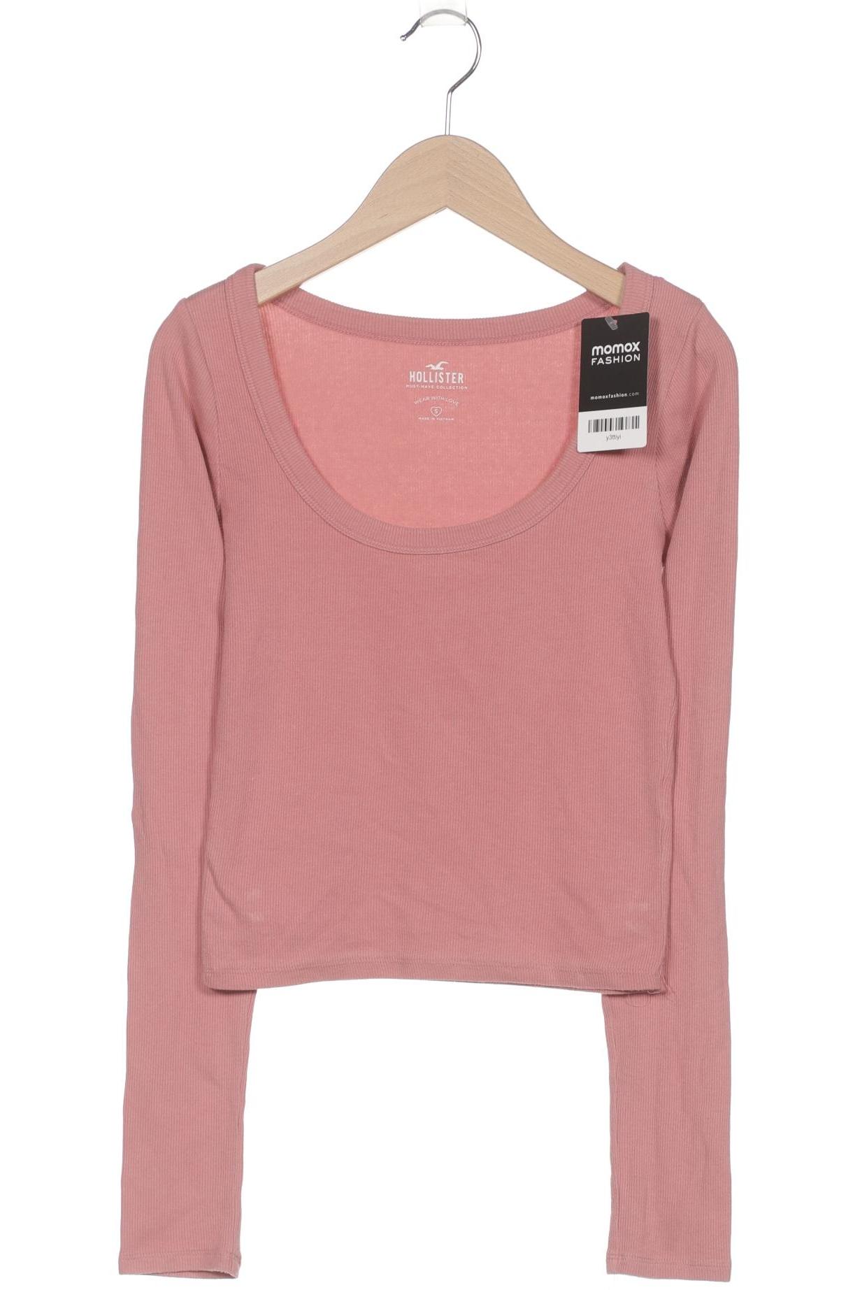 

Hollister Damen Langarmshirt, pink, Gr. 36