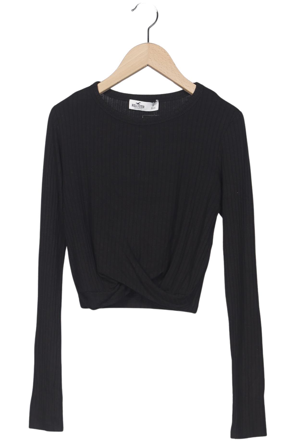 

Hollister Damen Langarmshirt, schwarz, Gr. 36