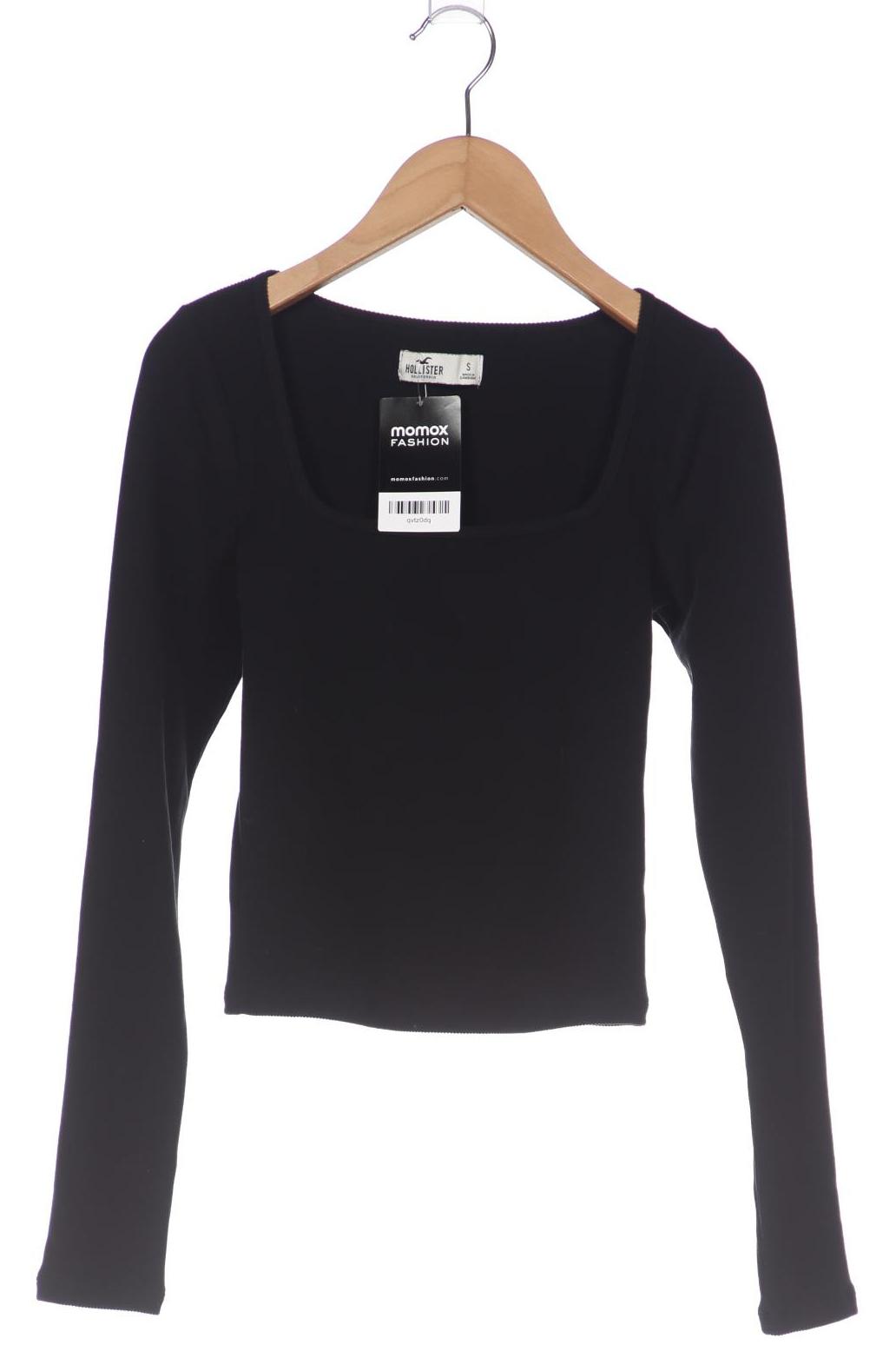 

Hollister Damen Langarmshirt, schwarz, Gr. 36