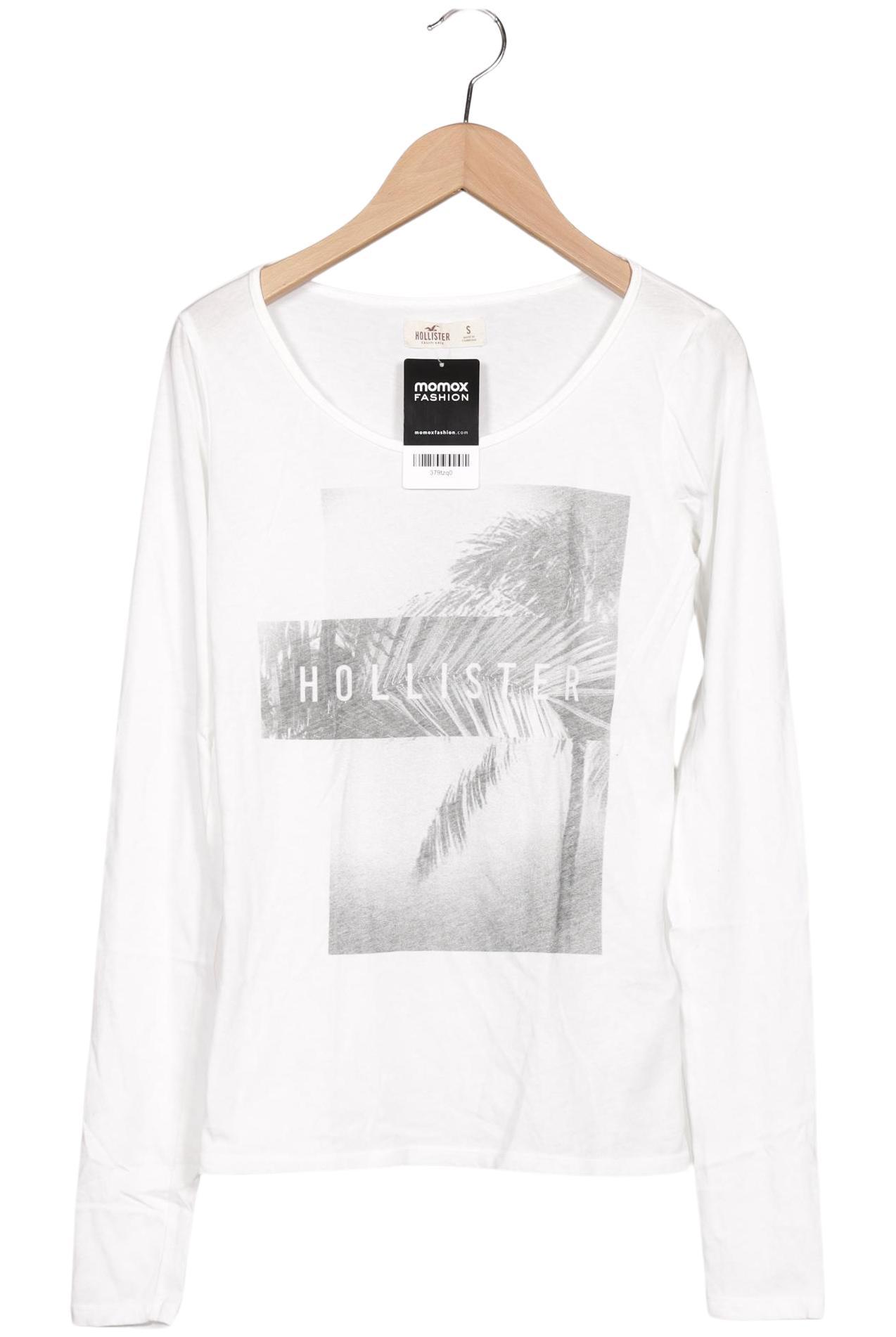 

Hollister Damen Langarmshirt, weiß, Gr. 36