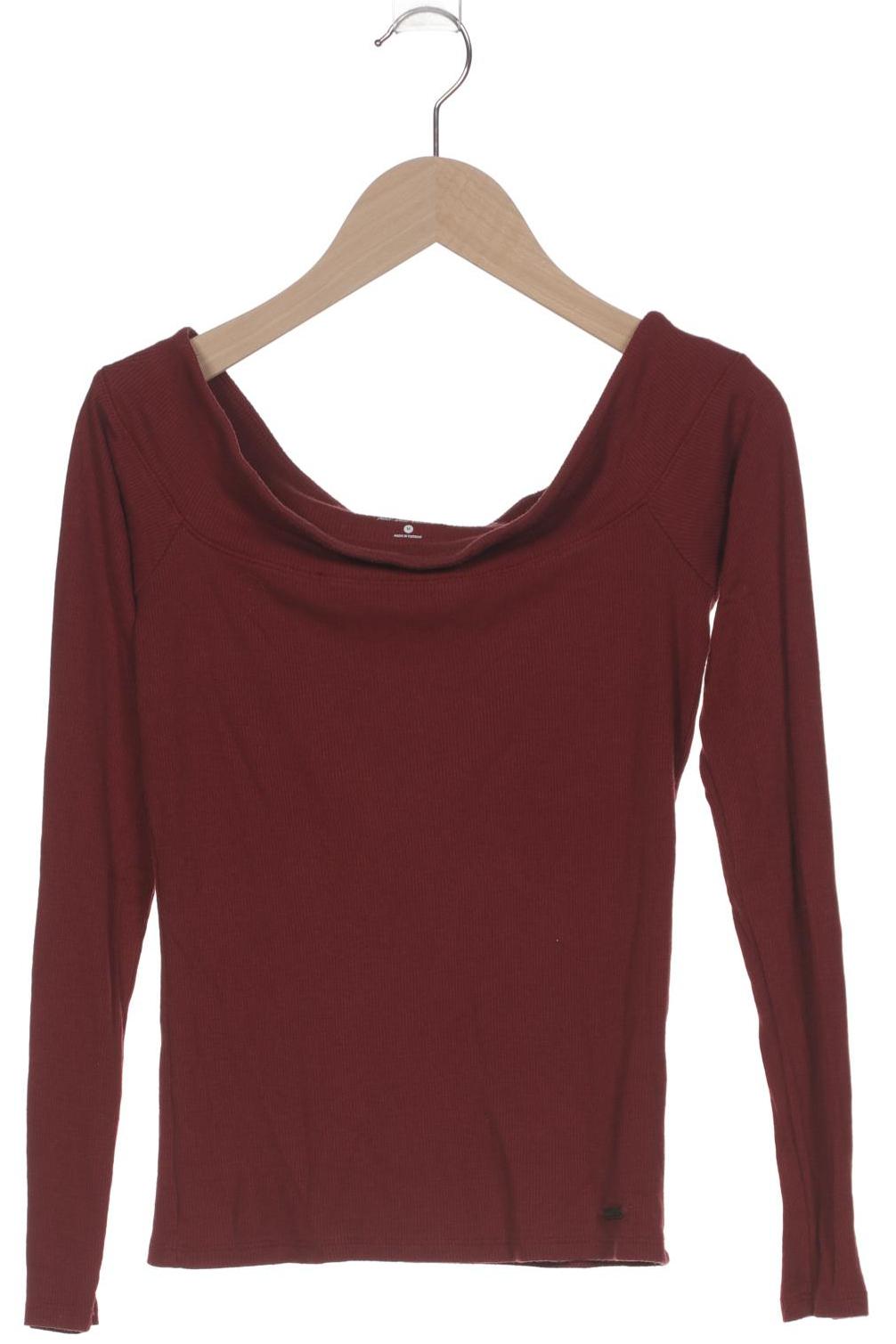 

Hollister Damen Langarmshirt, bordeaux, Gr. 38