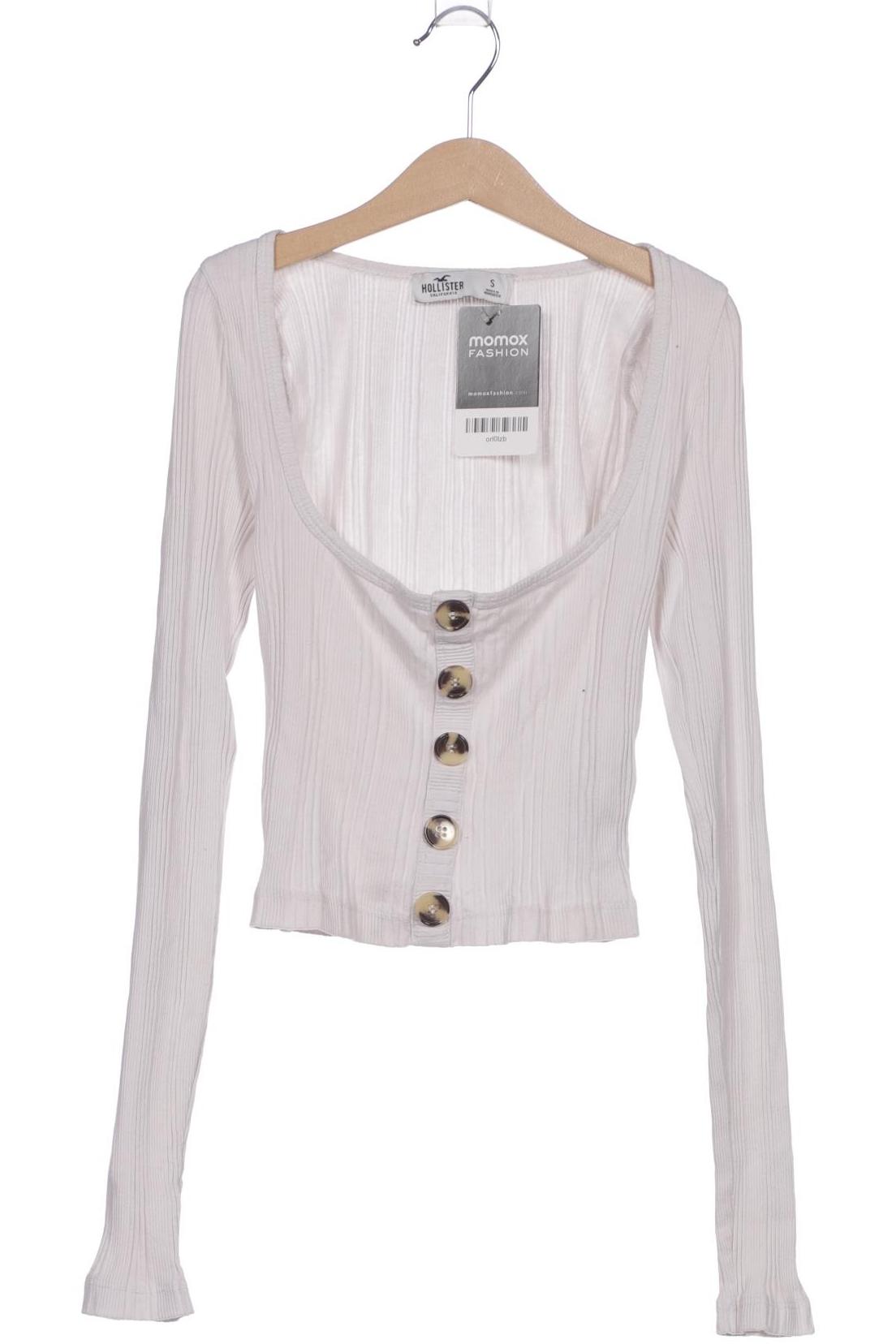 

Hollister Damen Langarmshirt, weiß, Gr. 36