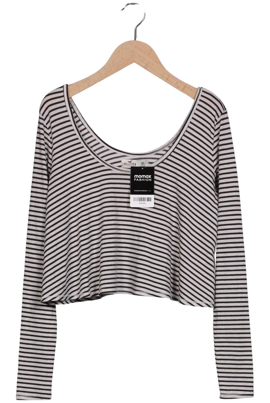 

Hollister Damen Langarmshirt, grau, Gr. 34