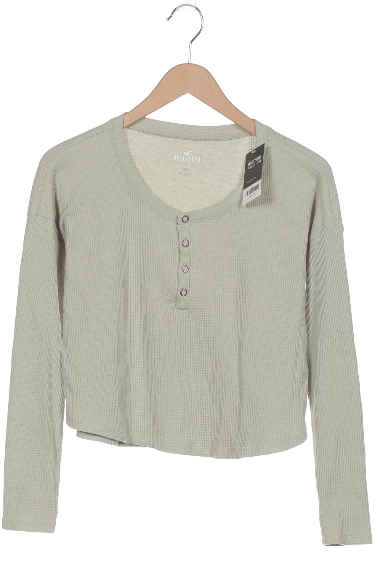 

Hollister Damen Langarmshirt, hellgrün, Gr. 34