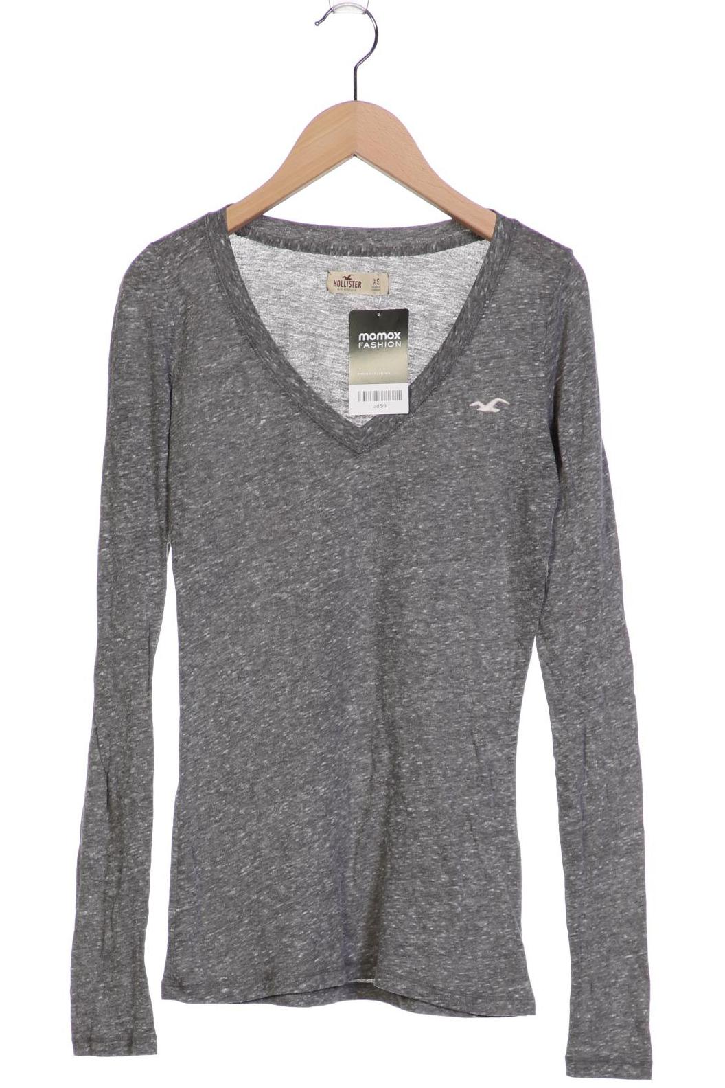 

Hollister Damen Langarmshirt, grau