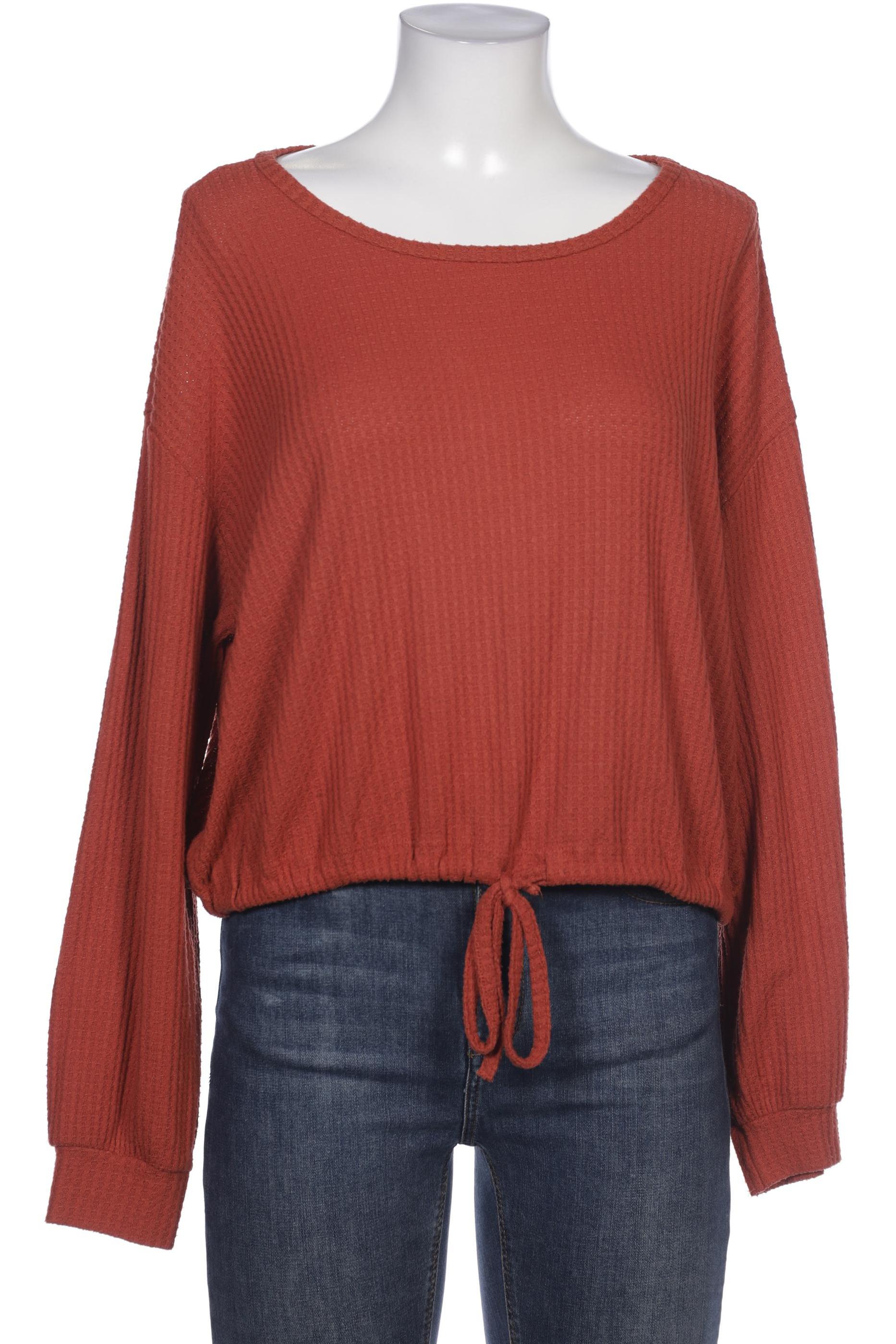 

Hollister Damen Langarmshirt, orange, Gr. 36