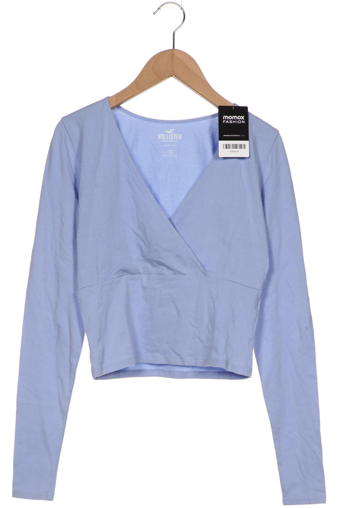 

Hollister Damen Langarmshirt, hellblau, Gr. 38