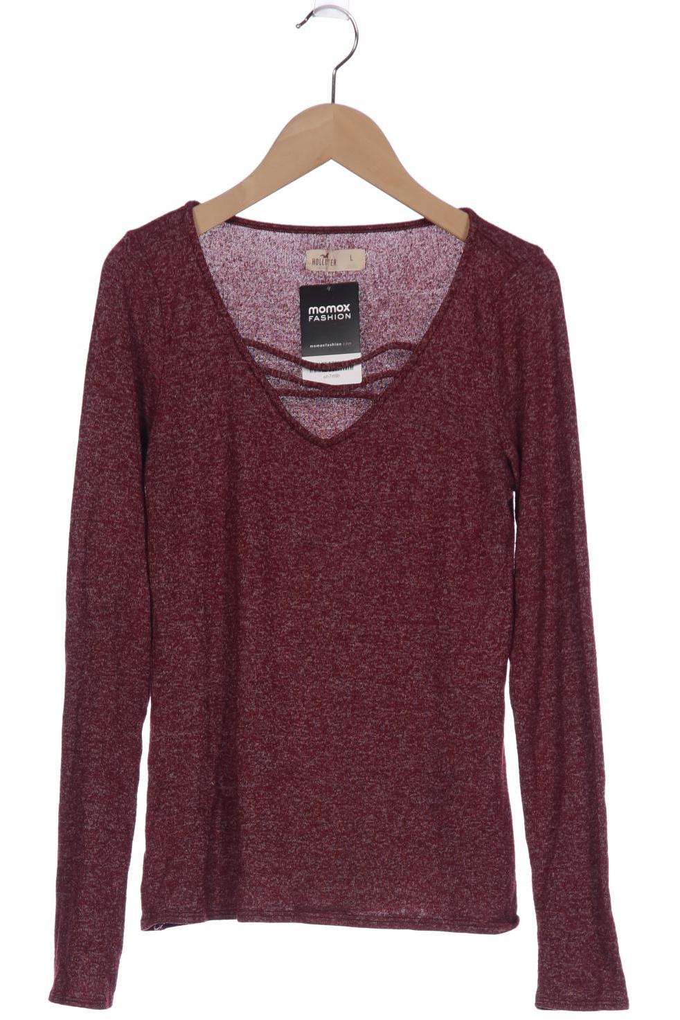 

Hollister Damen Langarmshirt, bordeaux, Gr. 42